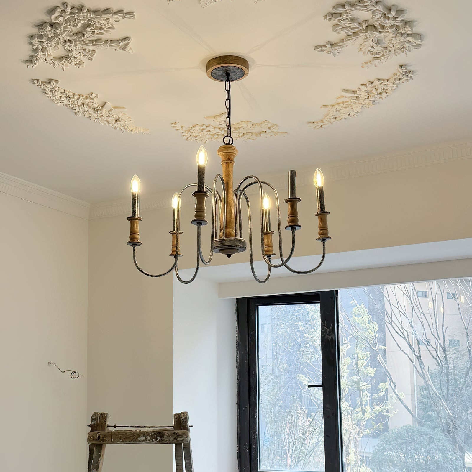 Volo Postmodern Luxury Wooden Chandelier - Letslighting
