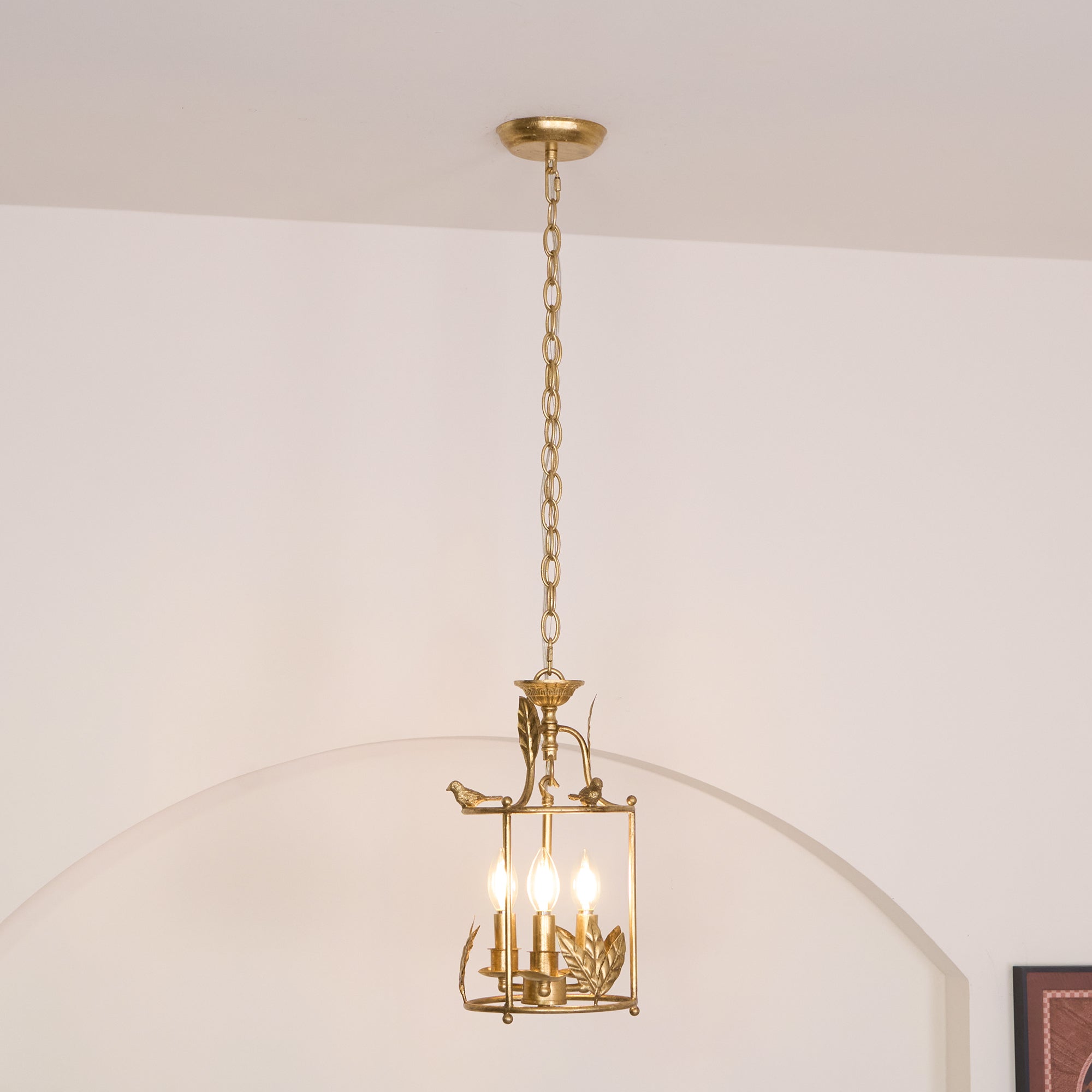 Silva Lantern Pendant Lamp Baroque Style