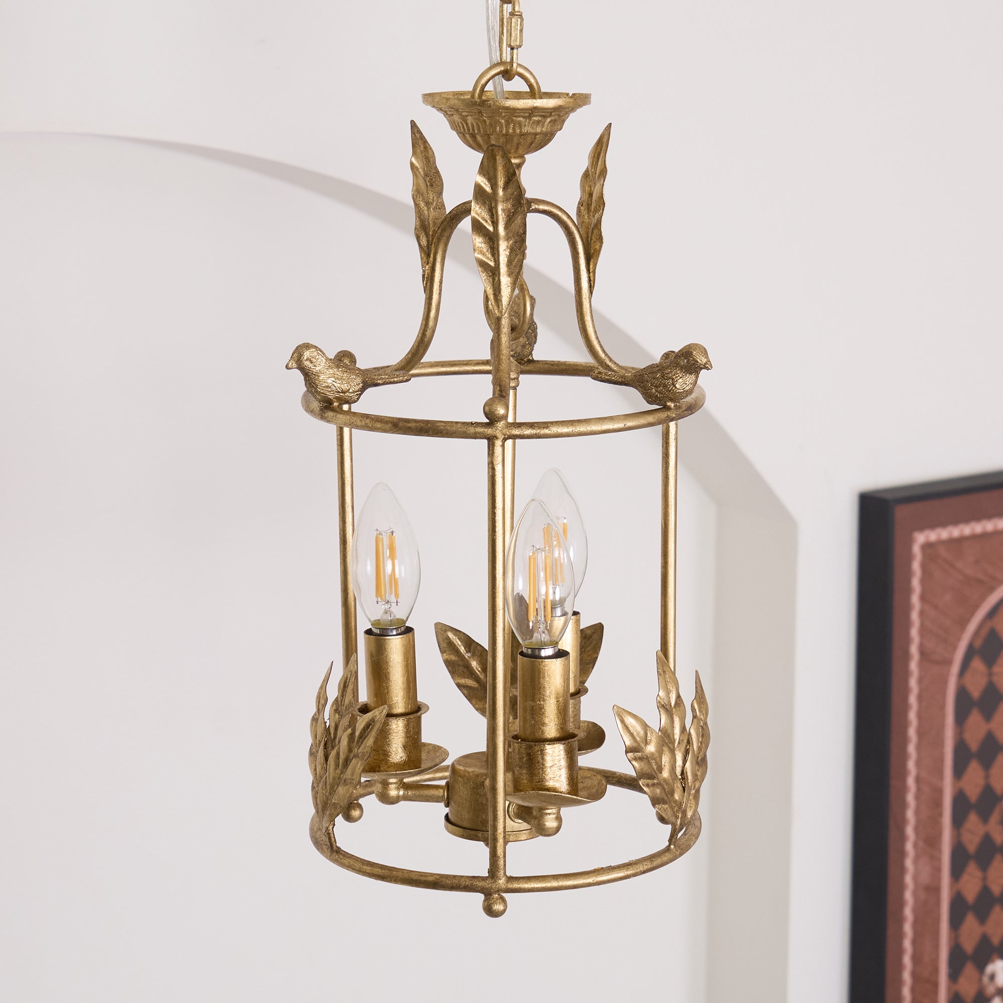 Silva Lantern Pendant Lamp Baroque Style
