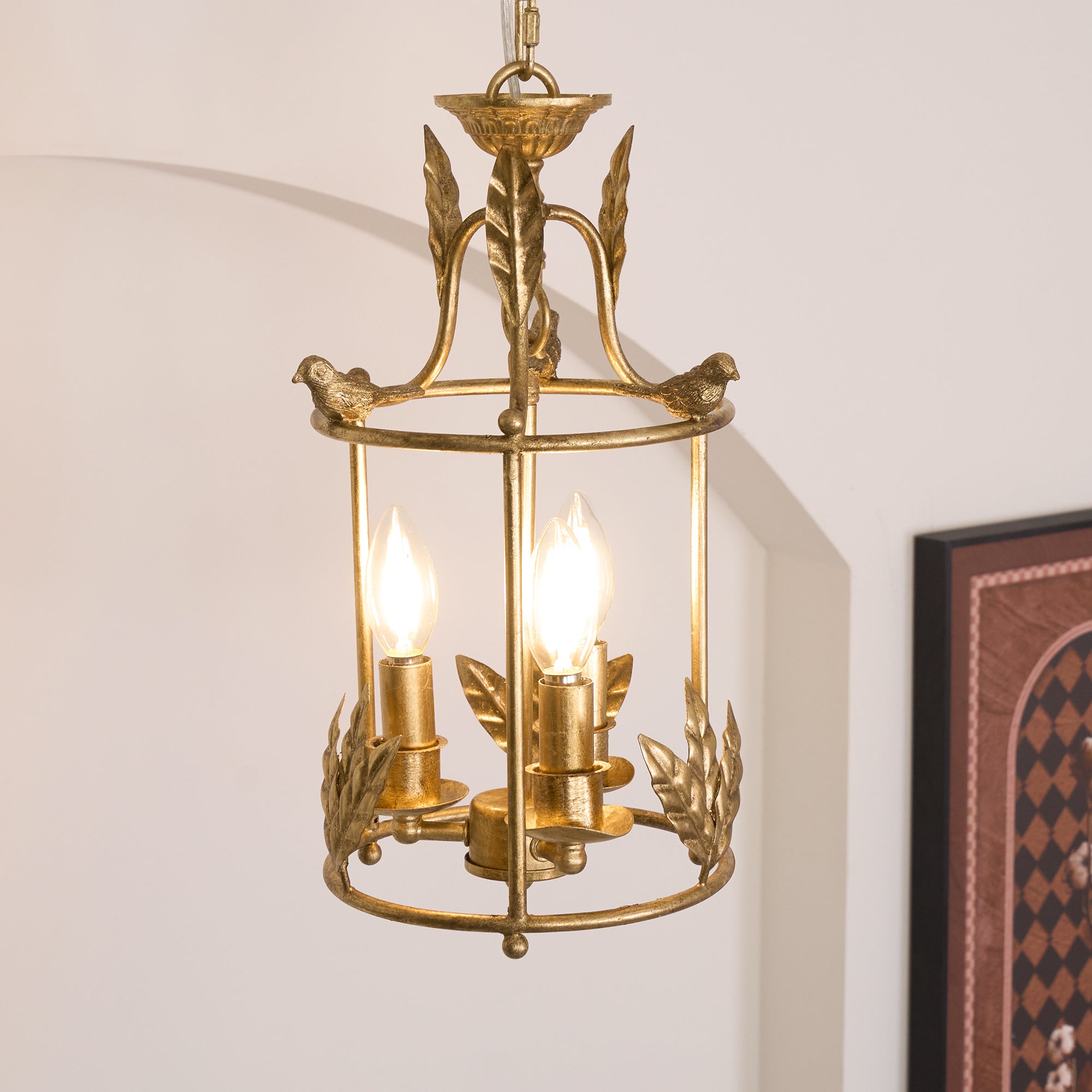 Silva Lantern Pendant Lamp Baroque Style
