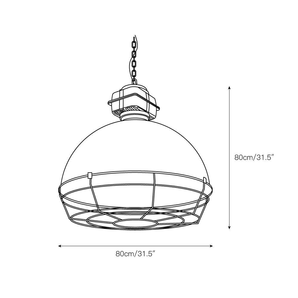 Astra Vintage Industrial Brilliant Pendant Light - Letslighting