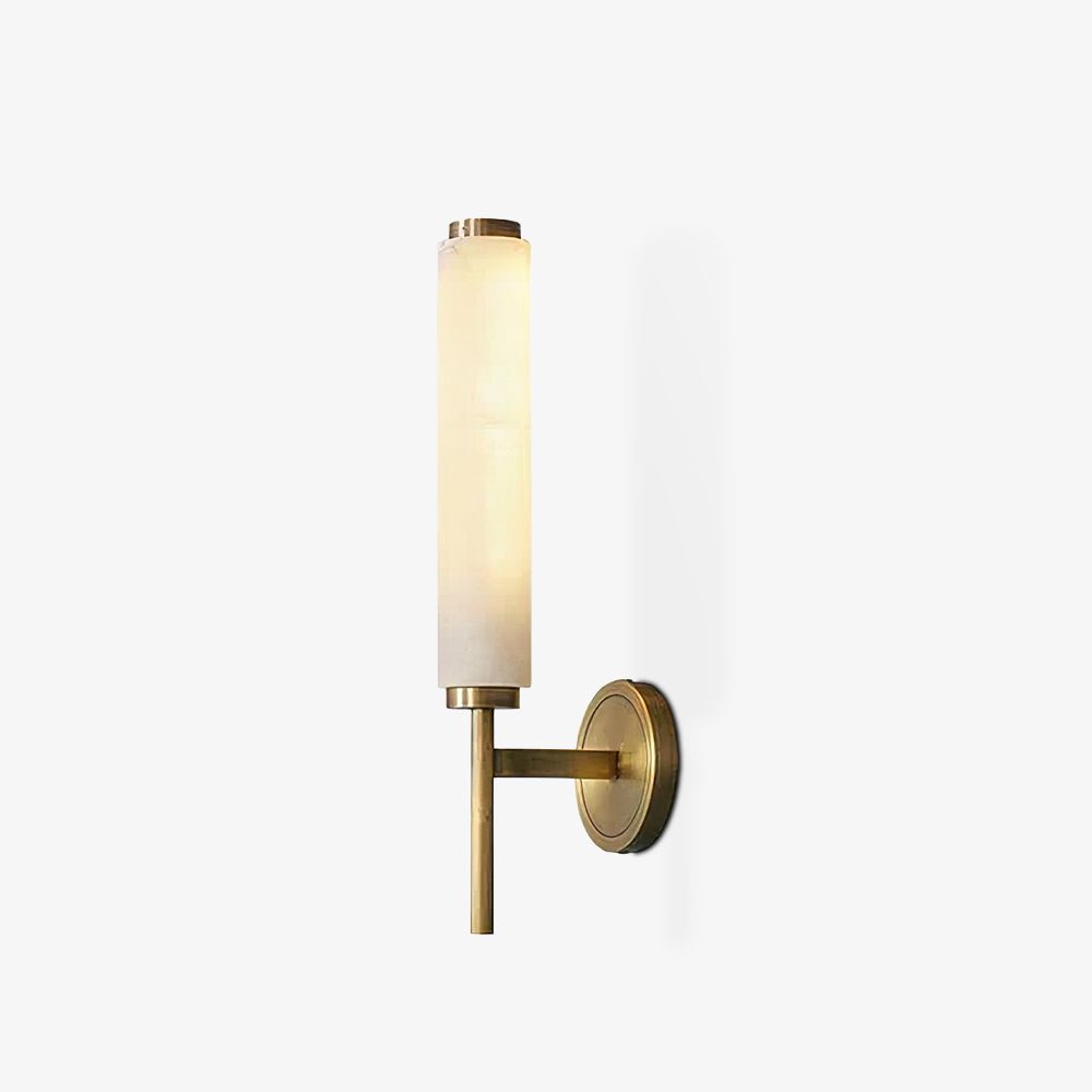 Kristy Art Deco Alabaster Wall Lamp