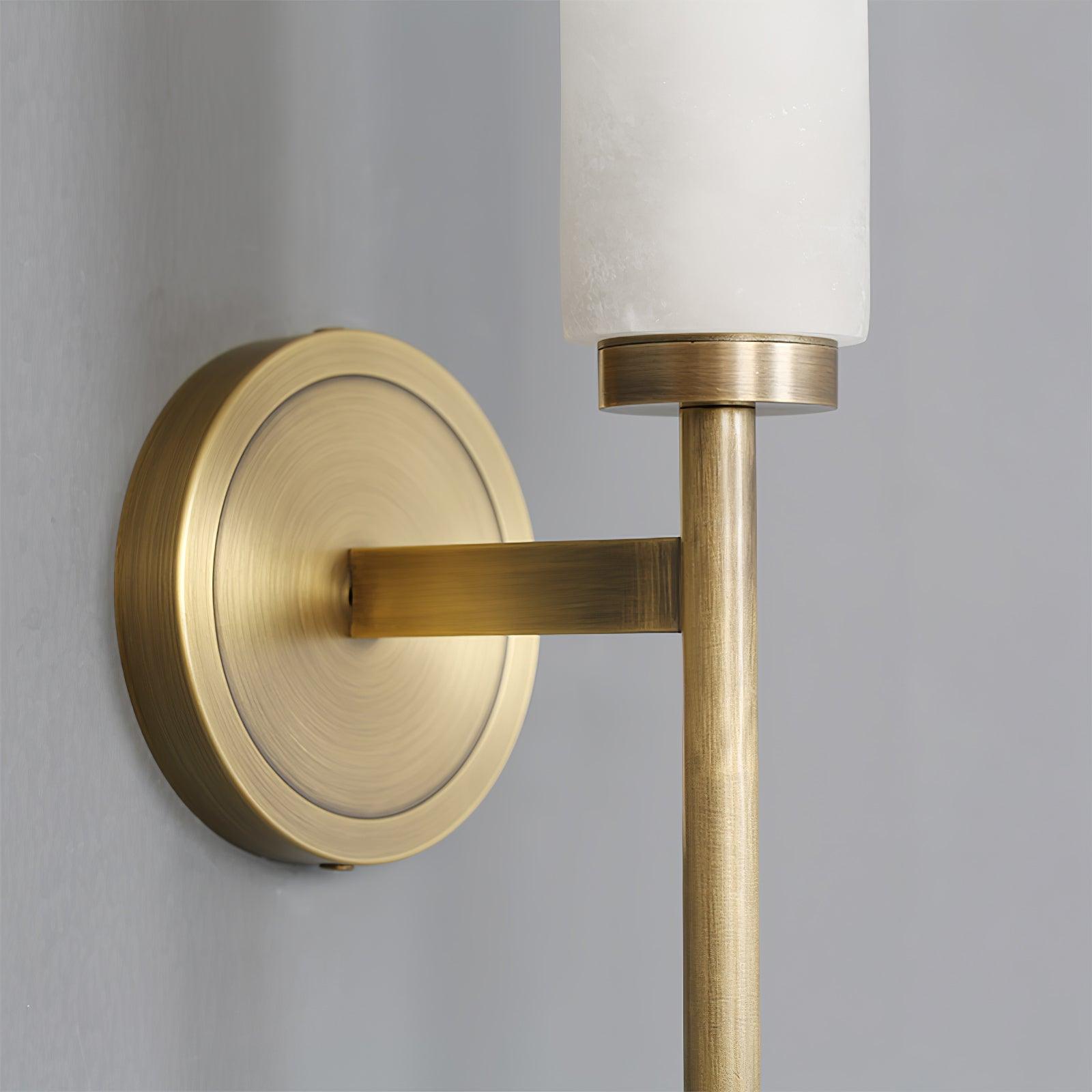 Kristy Art Deco Alabaster Wall Lamp