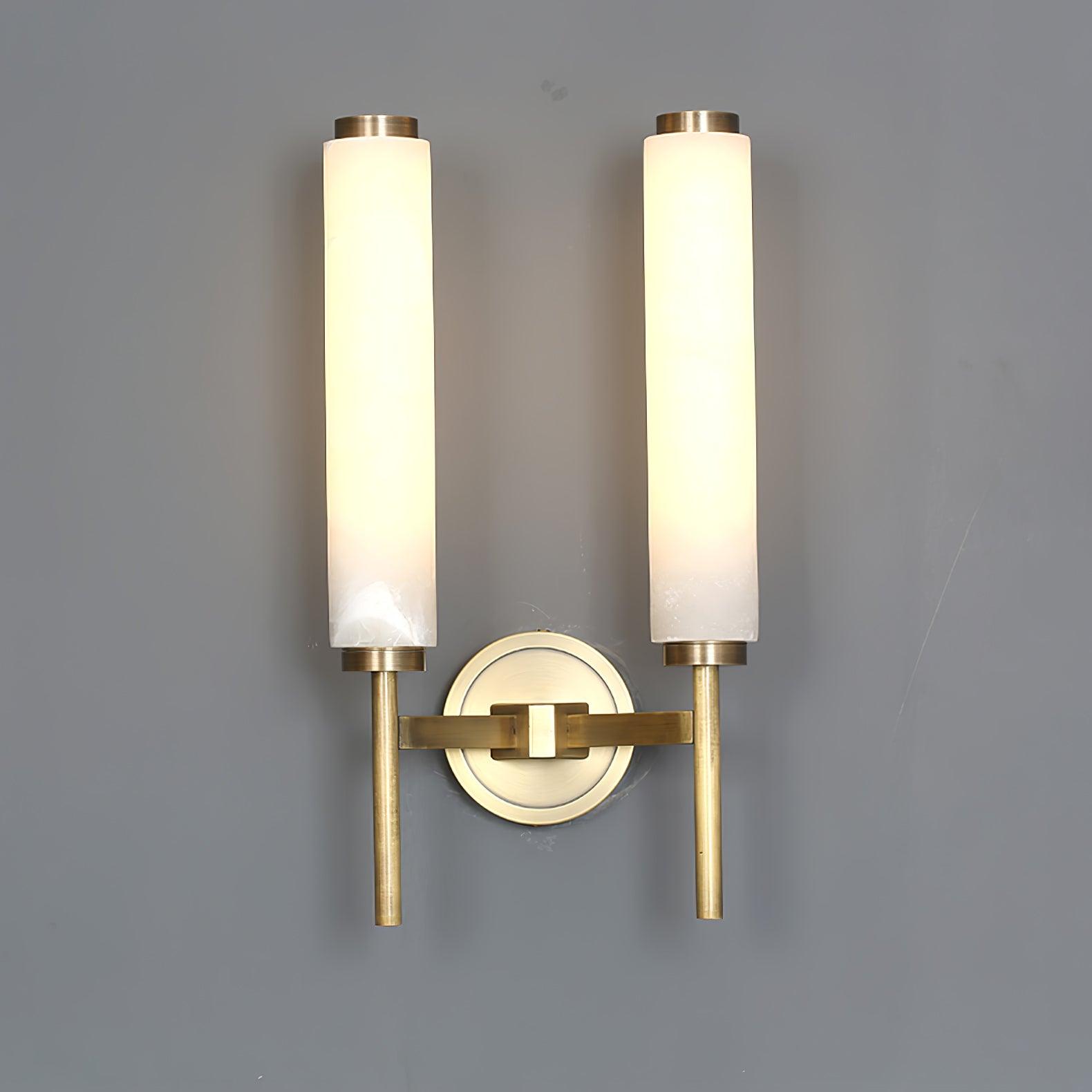 Kristy Art Deco Alabaster Wall Lamp