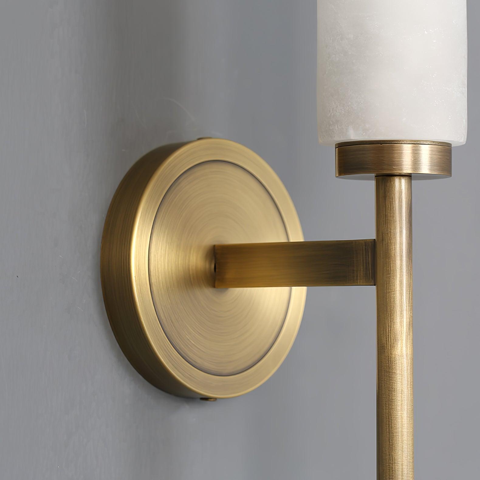 Kristy Art Deco Alabaster Wall Lamp