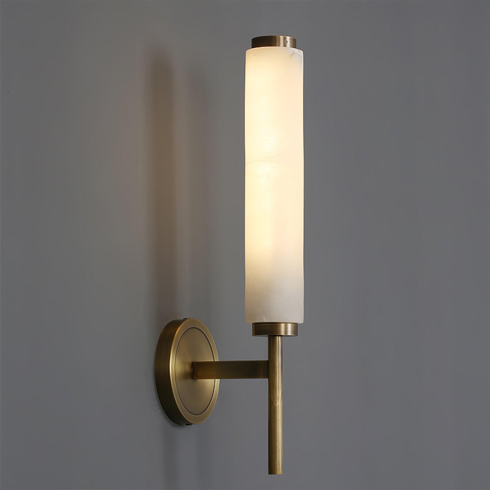 Kristy Art Deco Alabaster Wall Lamp