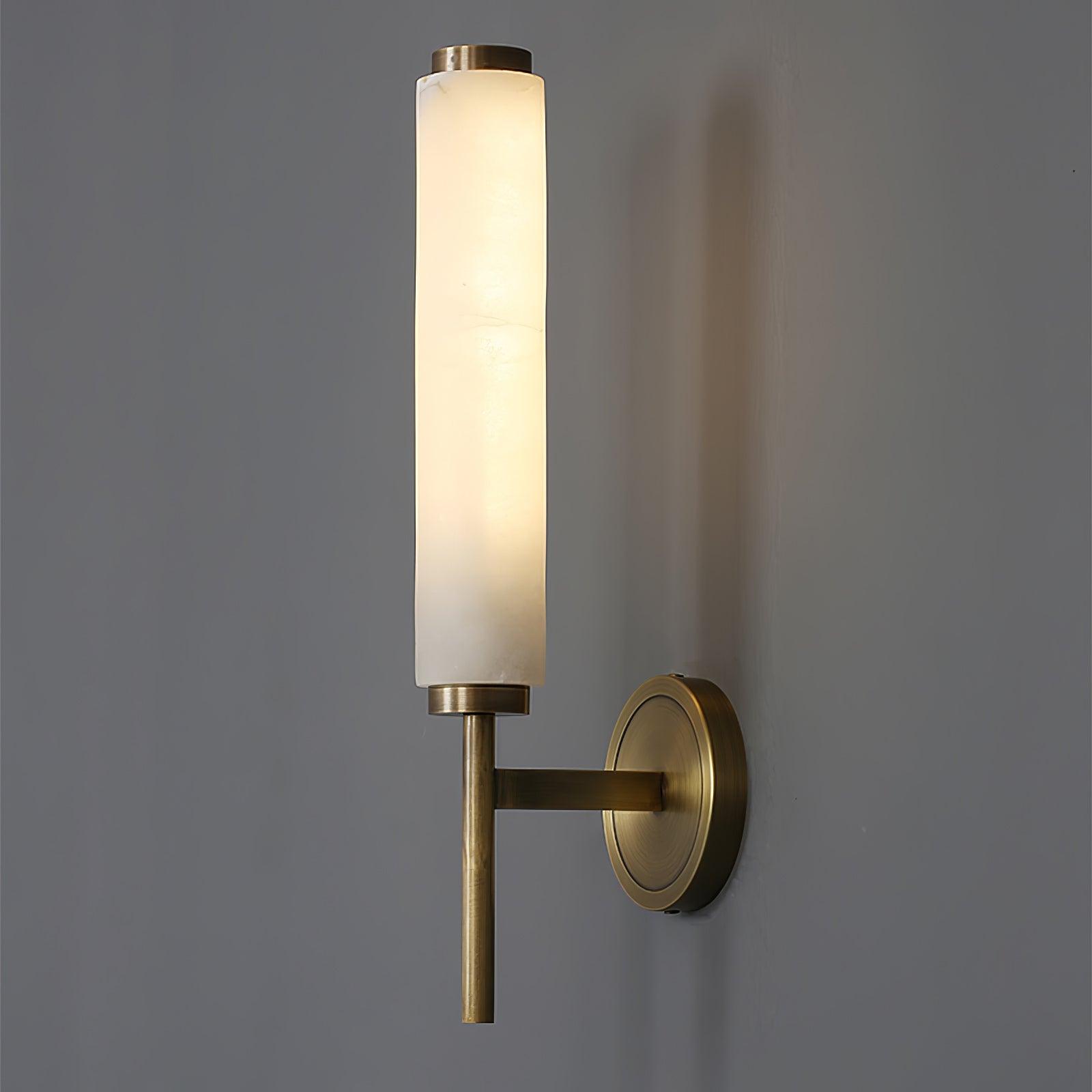 Kristy Art Deco Alabaster Wall Lamp
