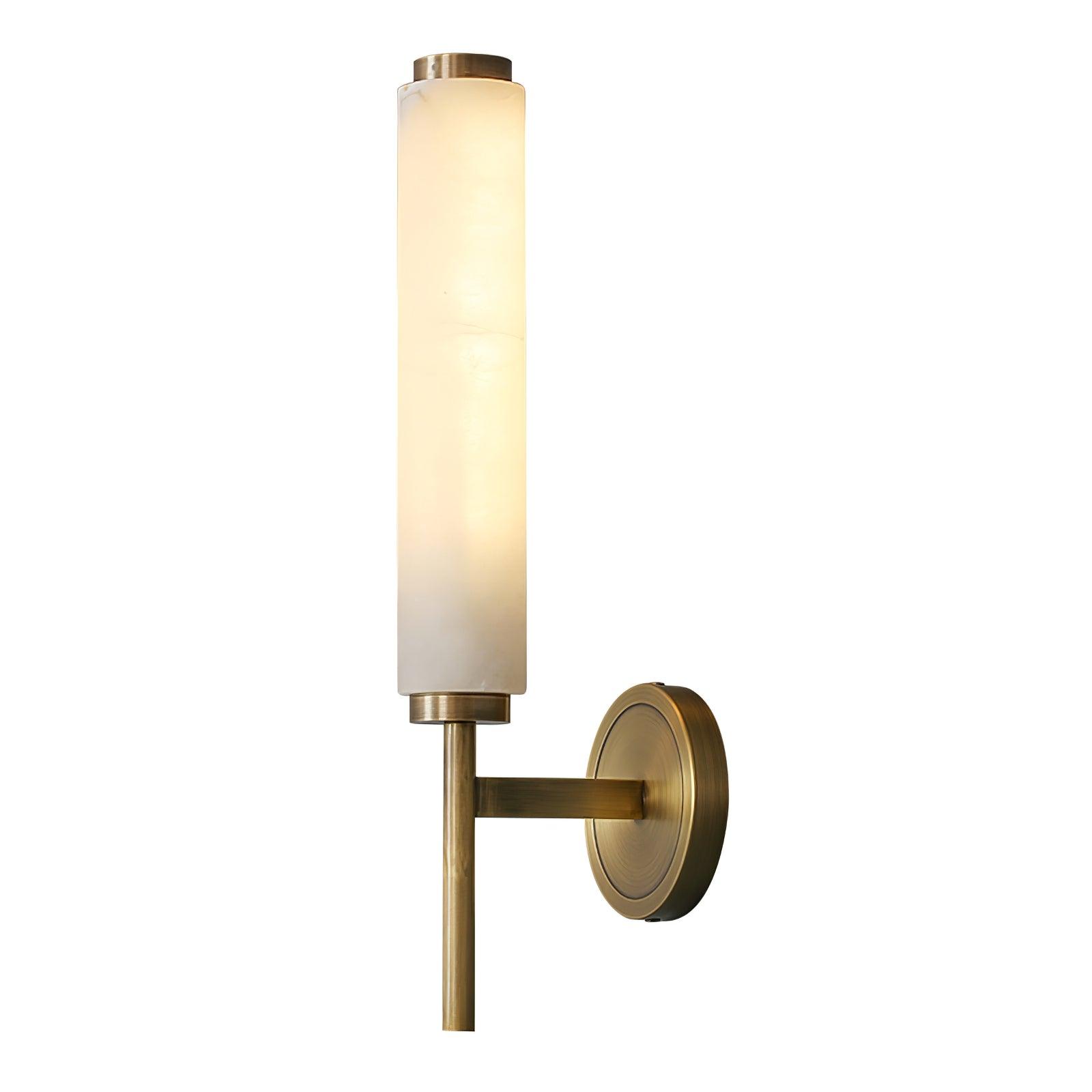 Kristy Art Deco Alabaster Wall Lamp