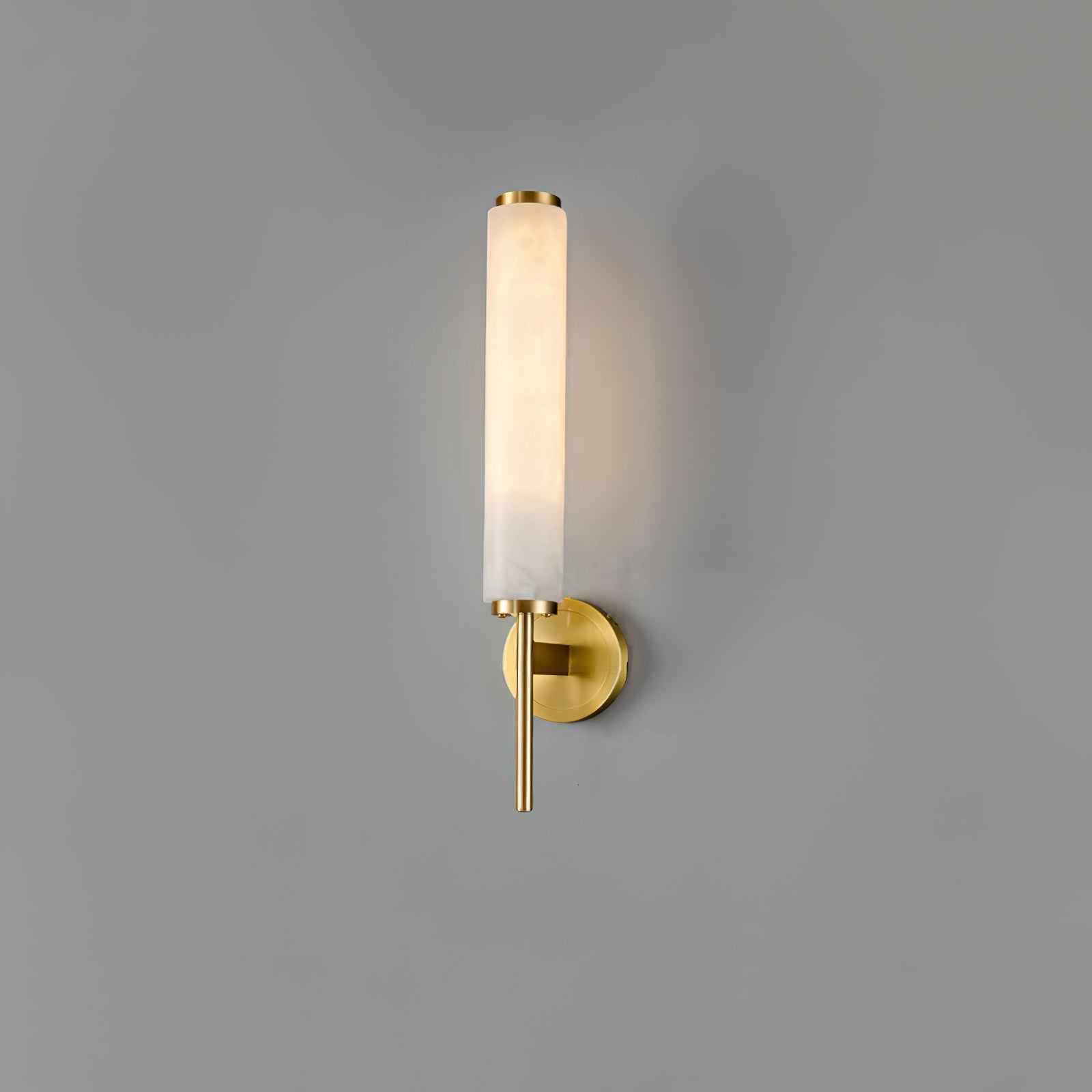 Kristy Art Deco Alabaster Wall Lamp