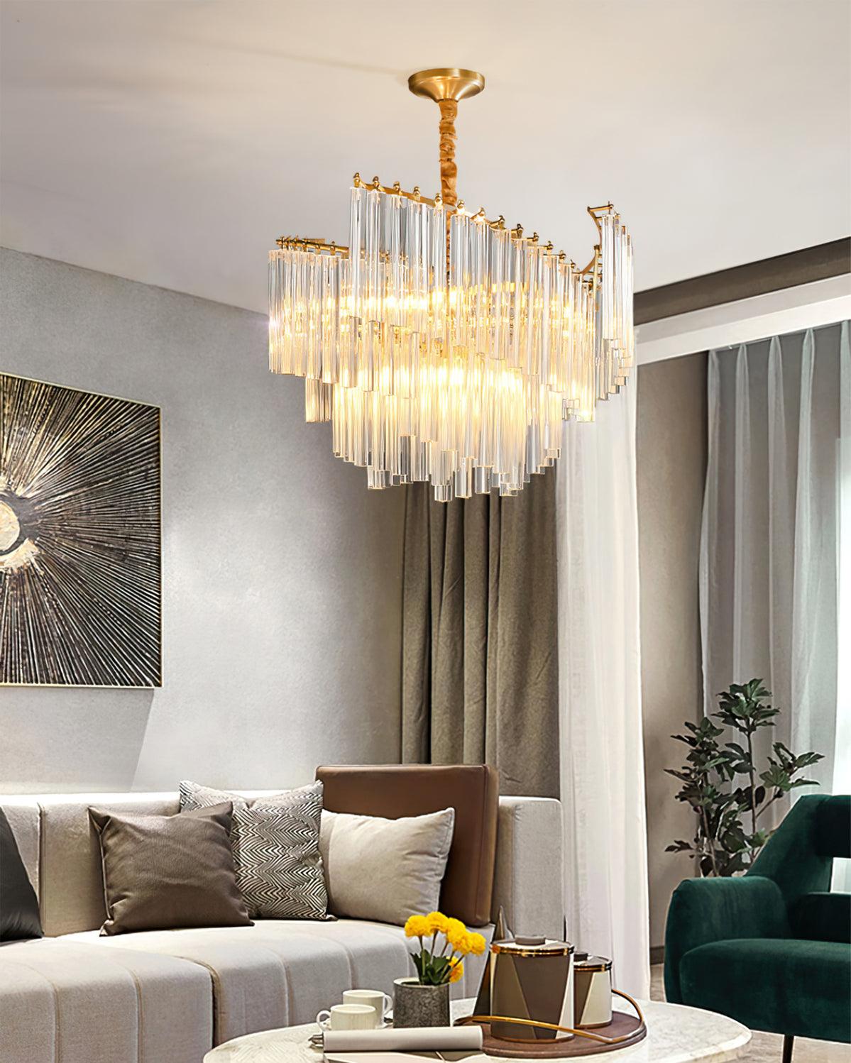 Ilsoris Postmodern Luxury Brinicle Crystal Chandelier - Letslighting