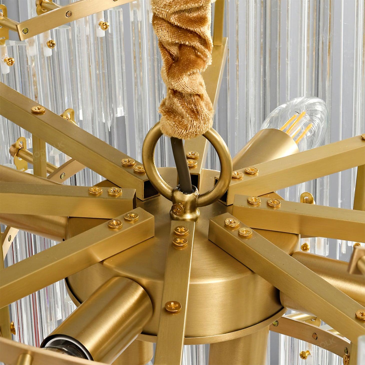 Ilsoris Postmodern Luxury Brinicle Crystal Chandelier - Letslighting