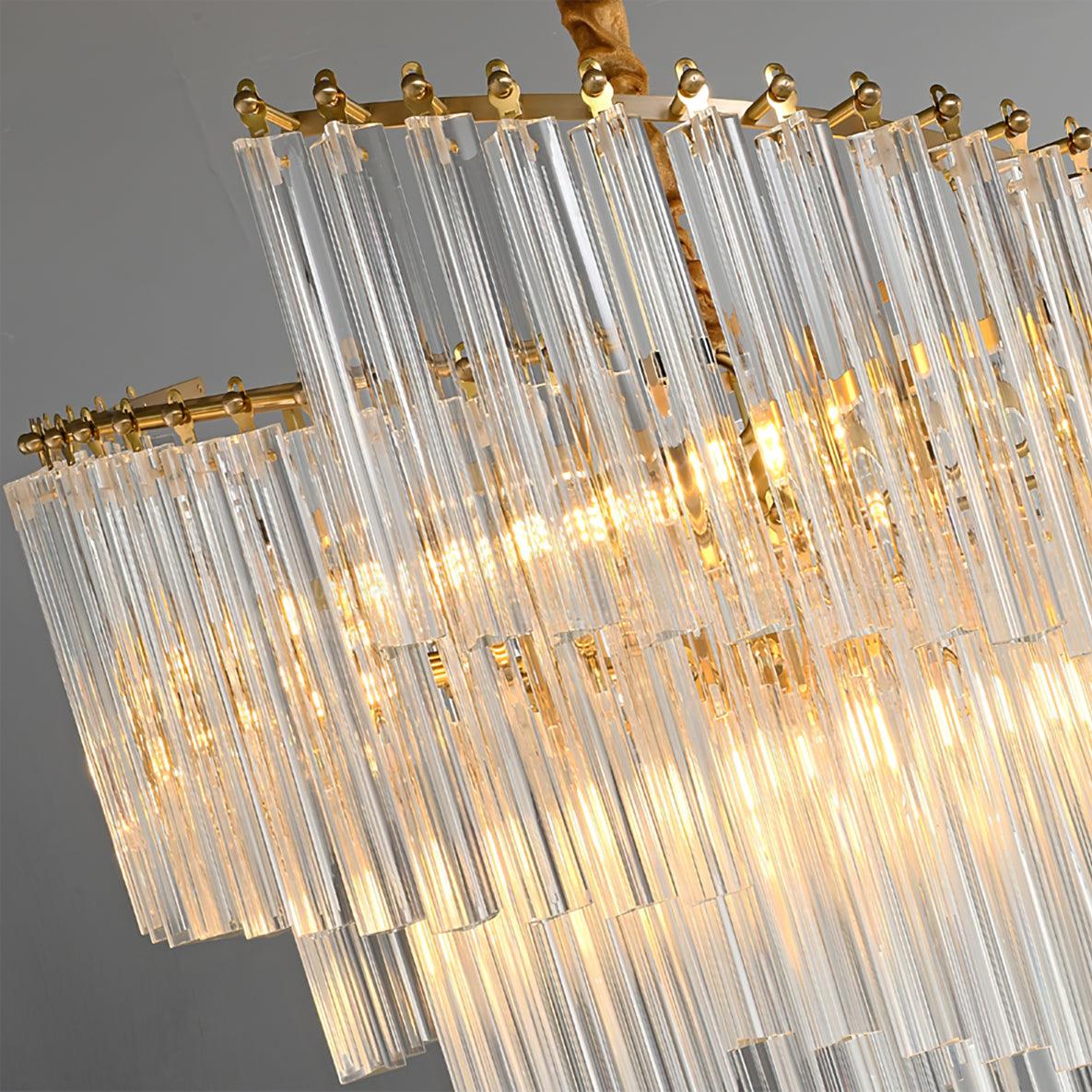 Ilsoris Postmodern Luxury Brinicle Crystal Chandelier - Letslighting