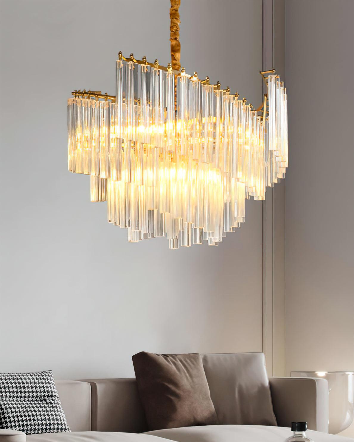 Ilsoris Postmodern Luxury Brinicle Crystal Chandelier - Letslighting