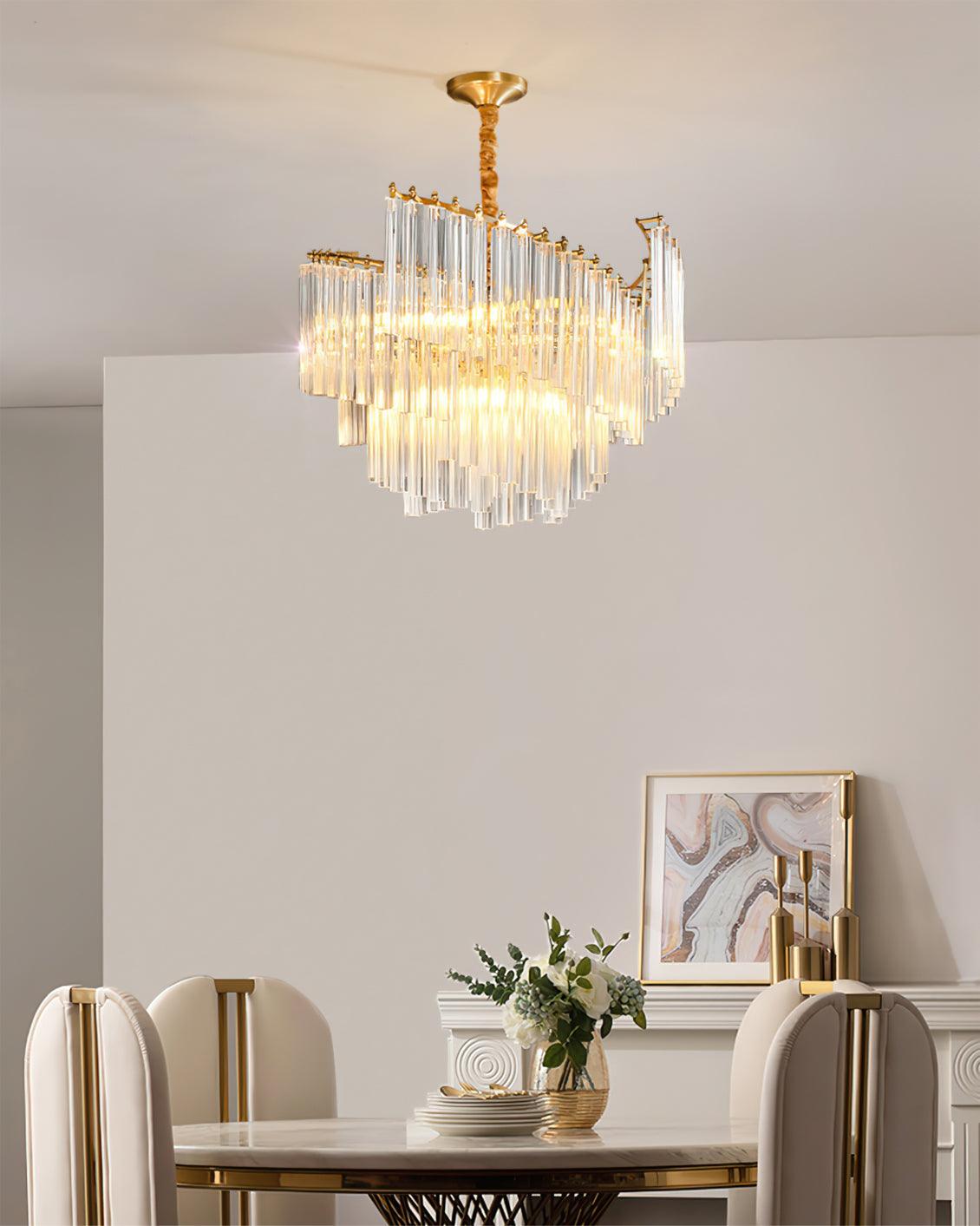 Ilsoris Postmodern Luxury Brinicle Crystal Chandelier - Letslighting