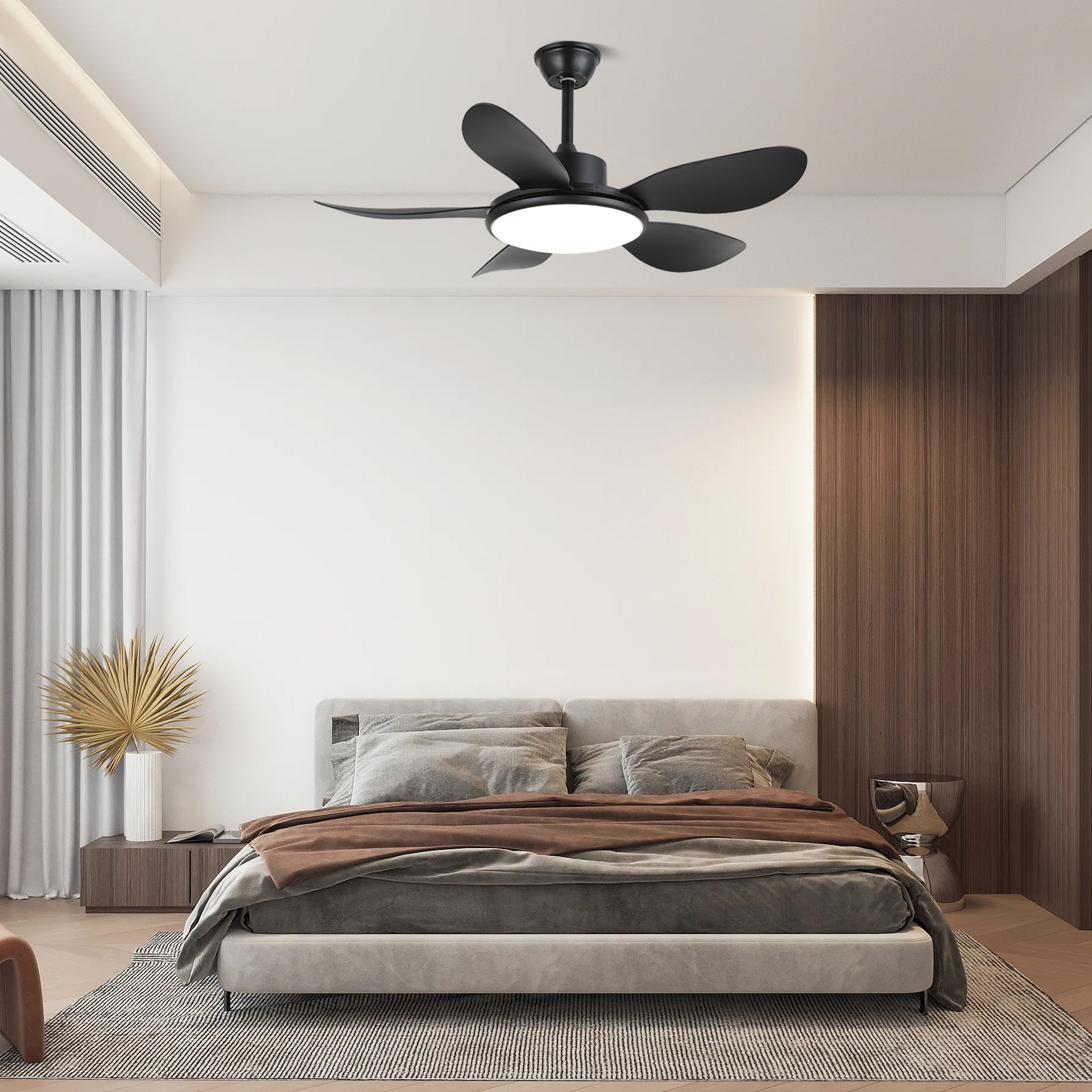 Elano Wood Ceiling Fan Light - Letslighting