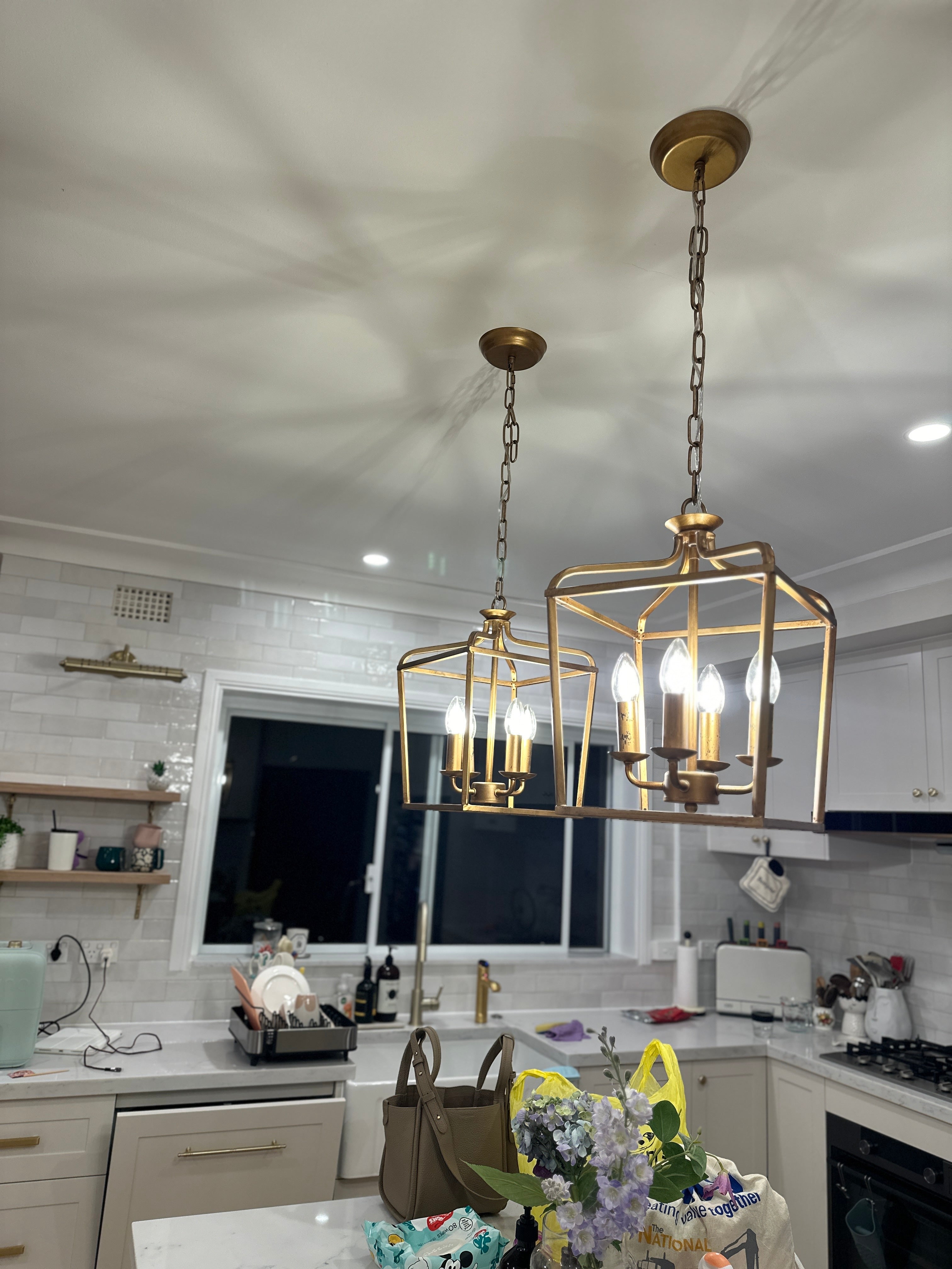 Lyra Postmodern Luxury Copper Crystal Chandelier - Letslighting