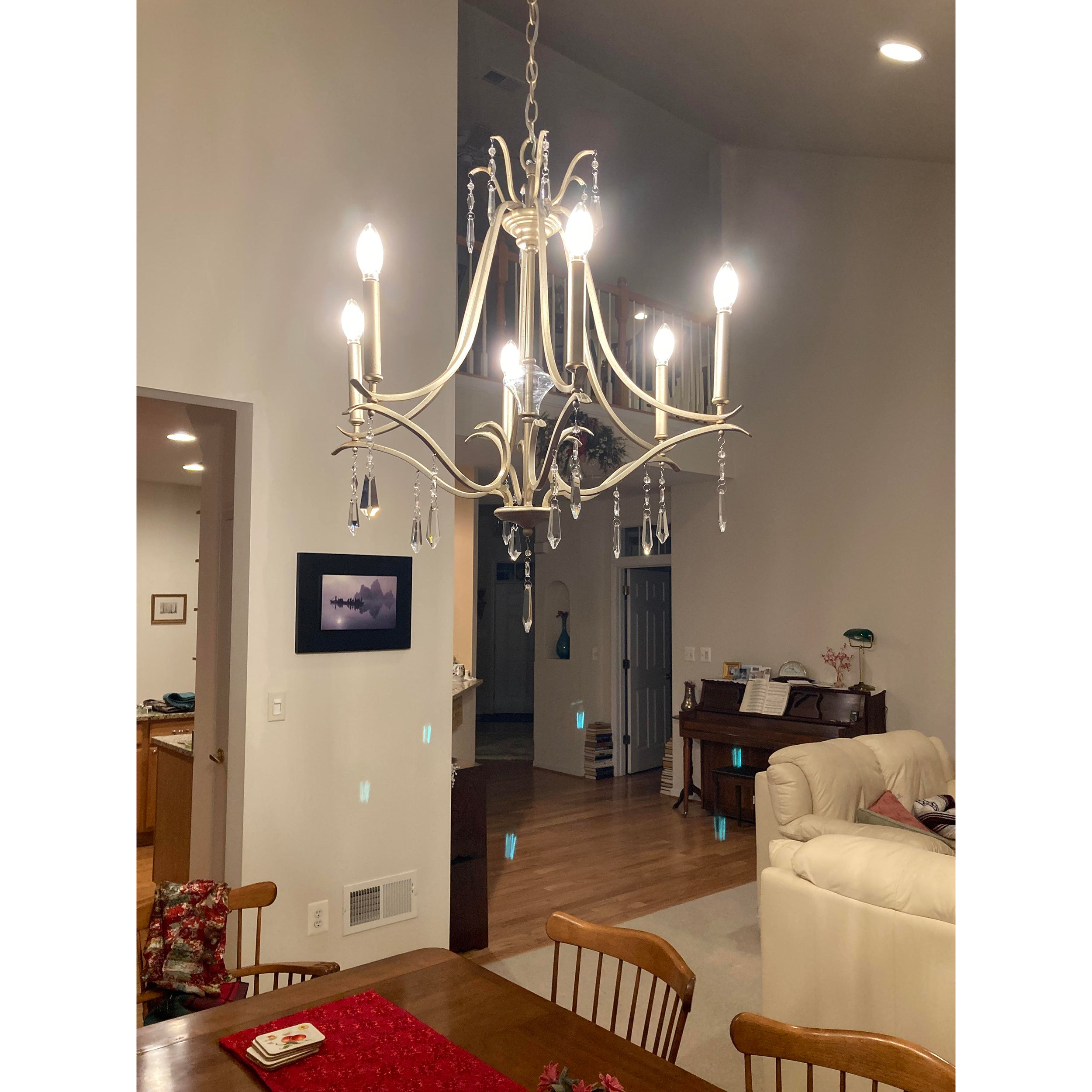 Lyra Postmodern Luxury Copper Crystal Chandelier - Letslighting