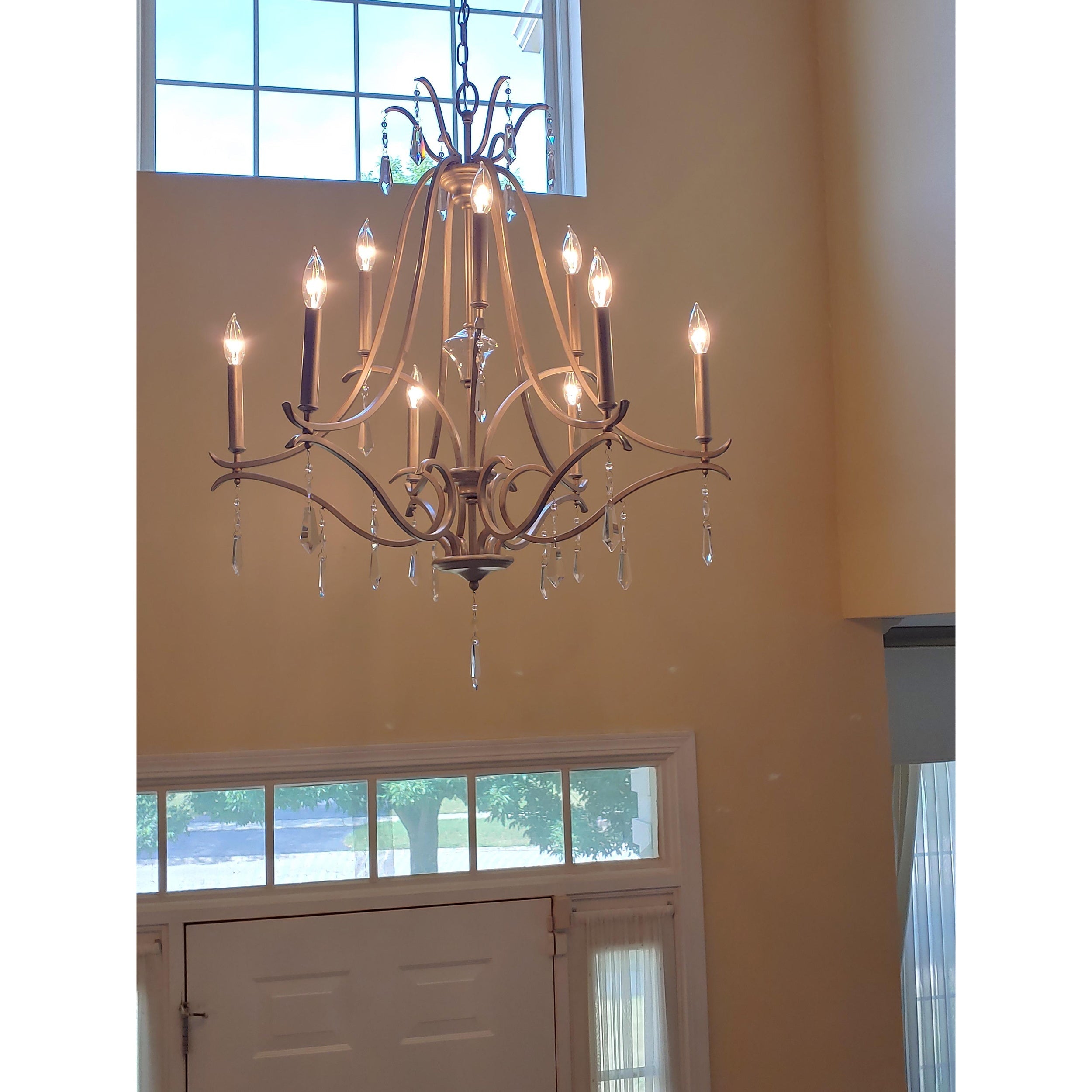 Lyra Postmodern Luxury Copper Crystal Chandelier - Letslighting