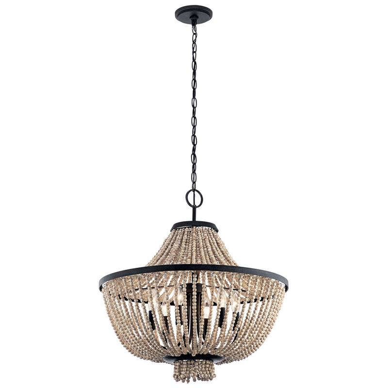 Vela Premium Elegance Wooden Chandelier - Letslighting