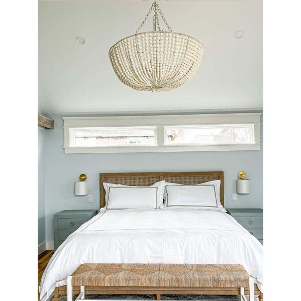 Colora Postmodern Luxury Beaded Wood Chandelier - Letslighting