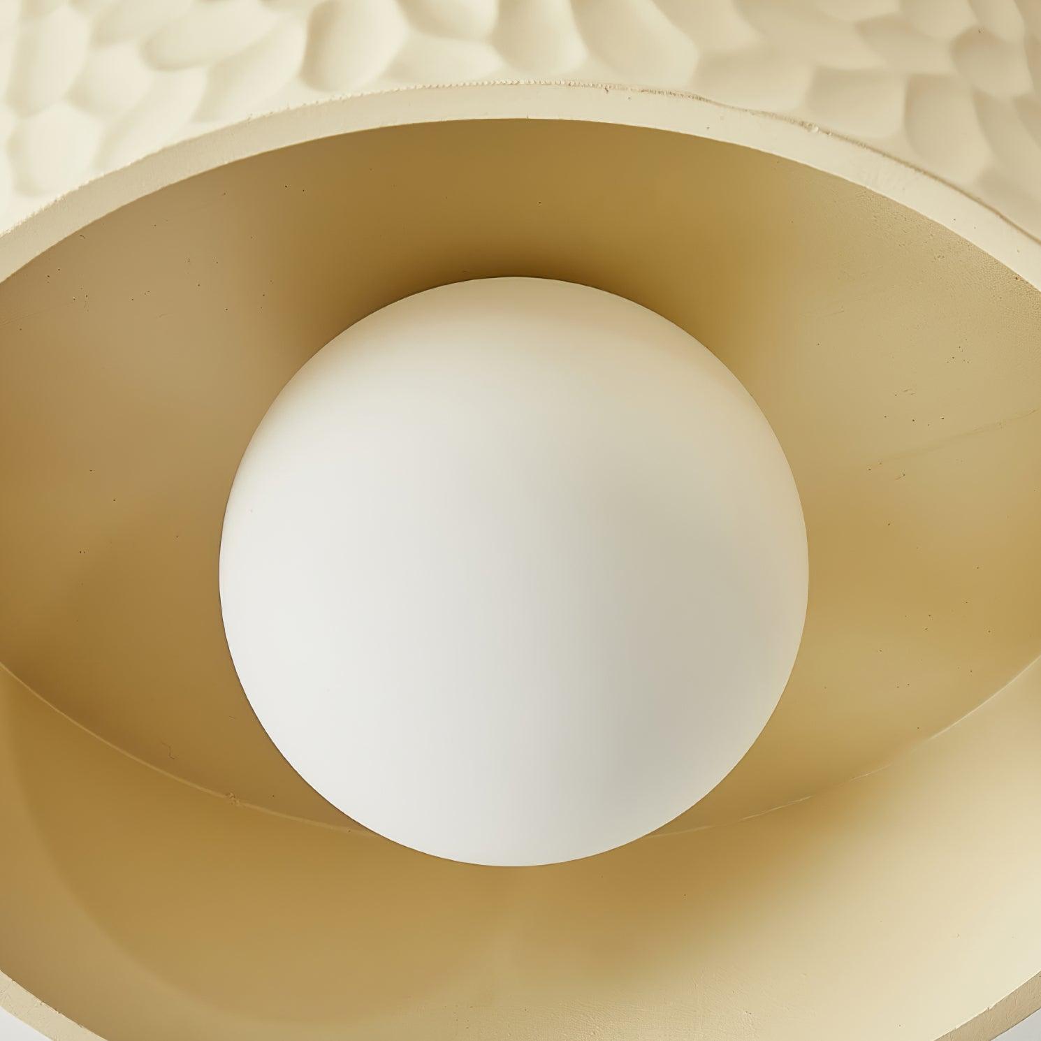 Brito Ceiling Lamp Textured Round Shade Wabi Sabi - Letslighting