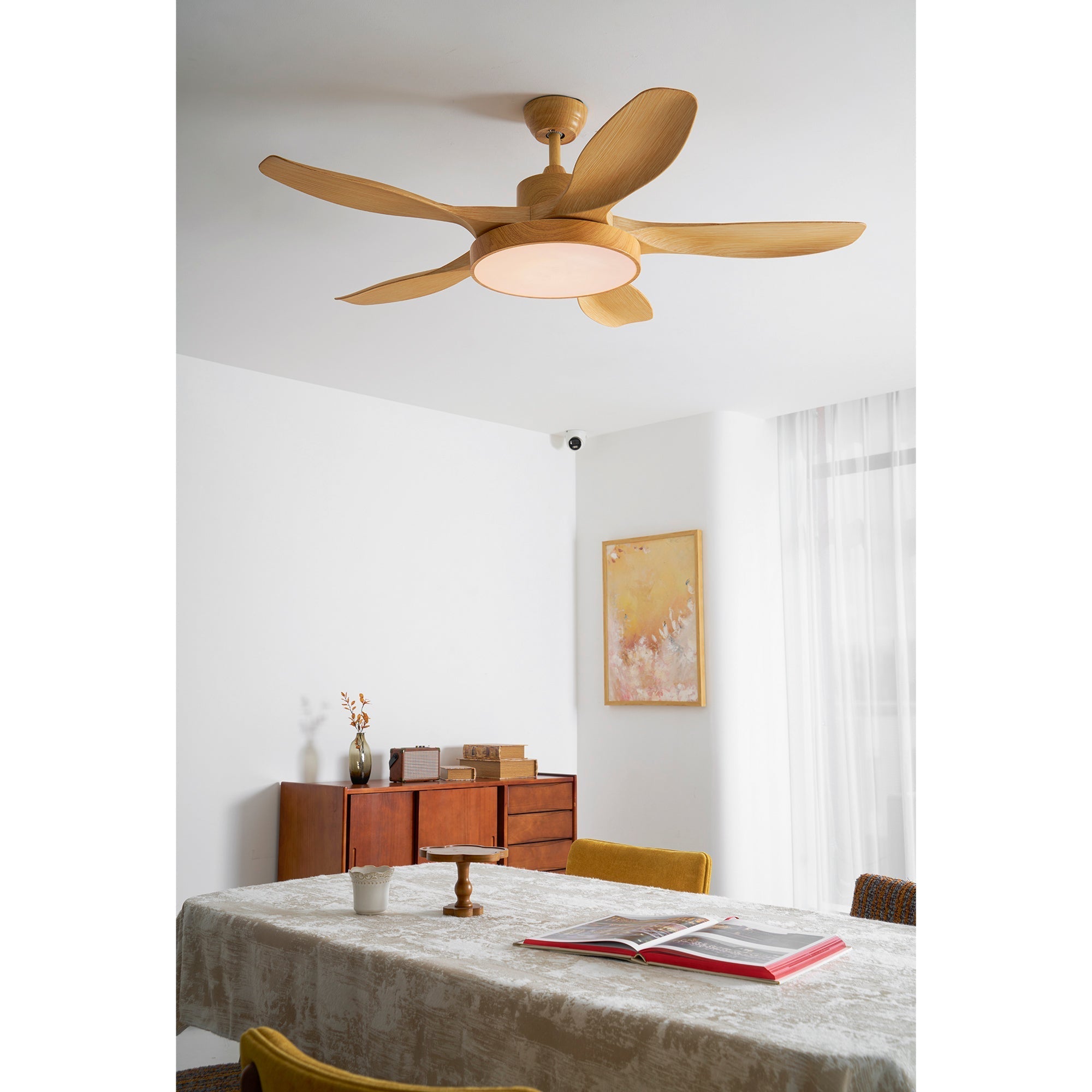 Fusion Premium Natural Acrylic Ceiling Fan Light - Letslighting