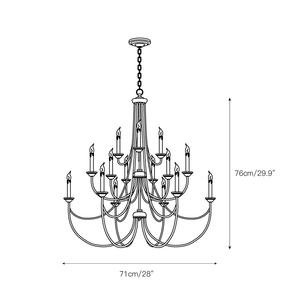 Calyx Postmodern Elegance Luxury Chandelier - Letslighting