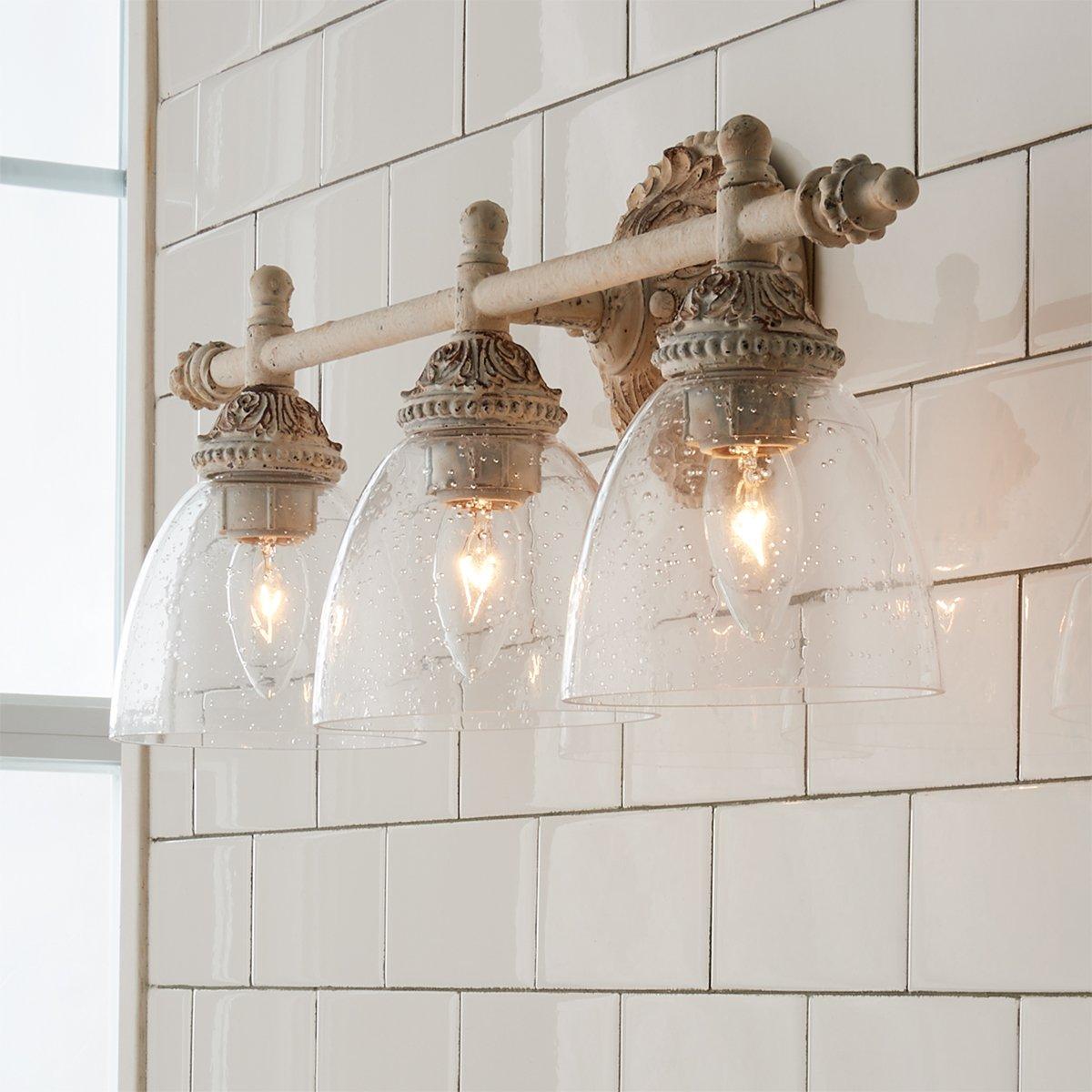 Orion Vintage Industrial Vanity Glass Wall Lamp - Letslighting
