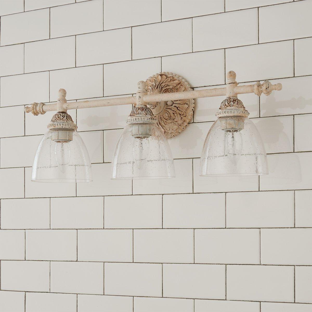 Orion Vintage Industrial Vanity Glass Wall Lamp - Letslighting