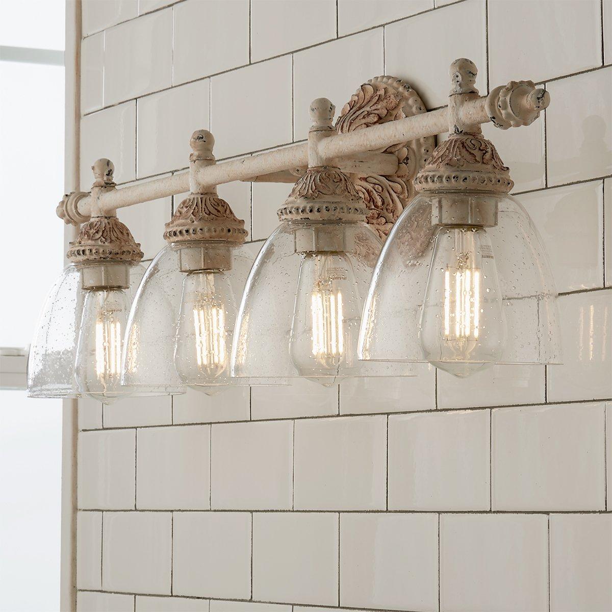 Orion Vintage Industrial Vanity Glass Wall Lamp - Letslighting