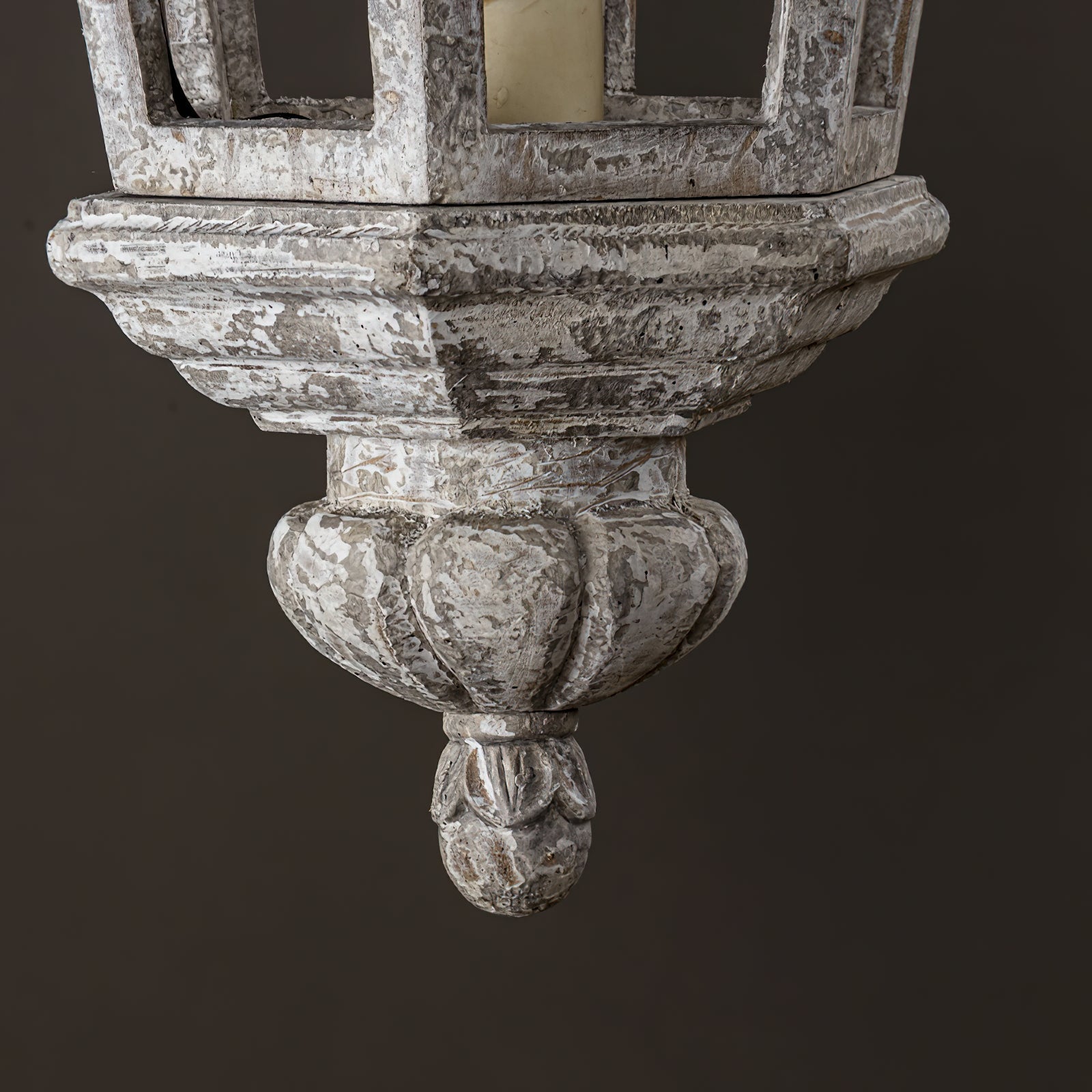 Seren Postmodern Luxury Elegance Wood Resin Lantern Pendant Lamp - Letslighting