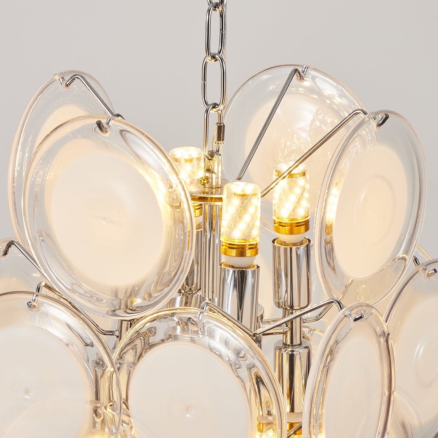 Brunelle Pendant Lamp Polished Glass Elegance - Letslighting