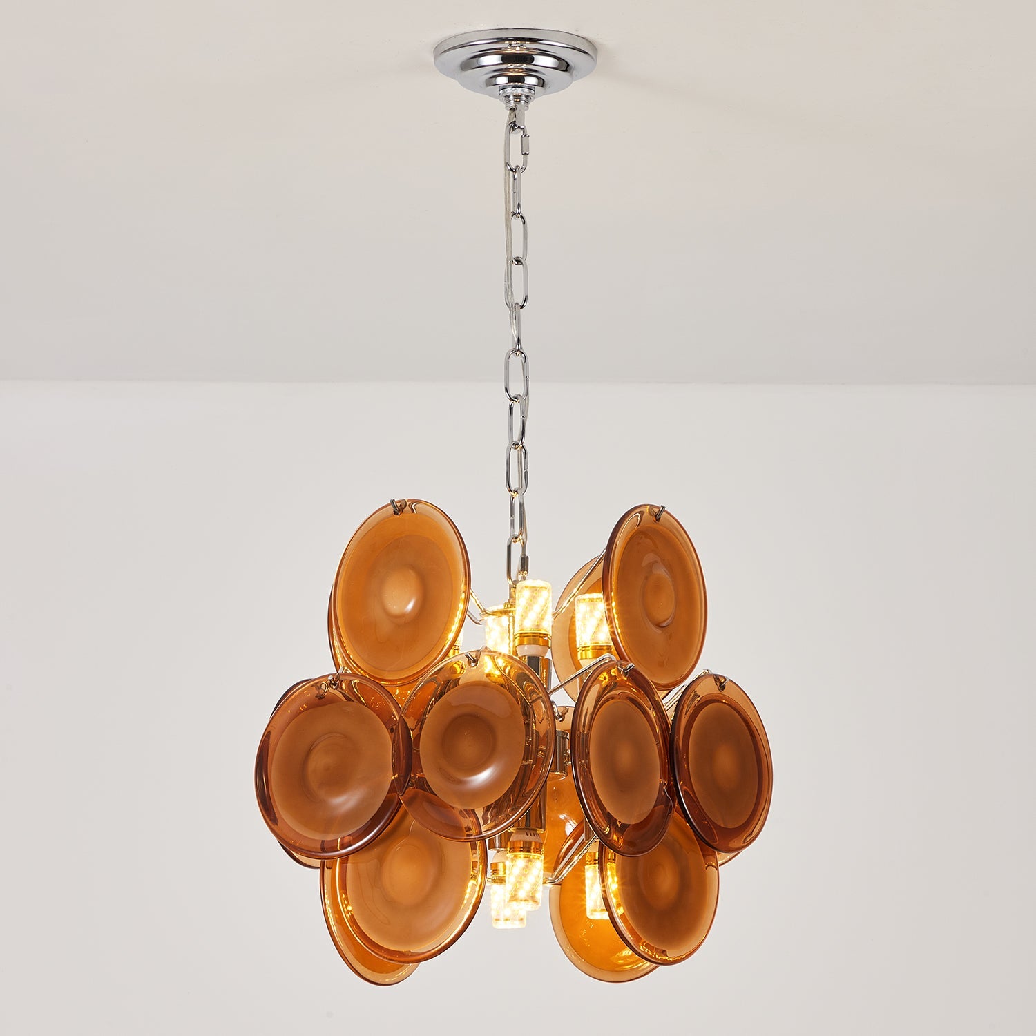 Brunelle Pendant Lamp Polished Glass Elegance - Letslighting