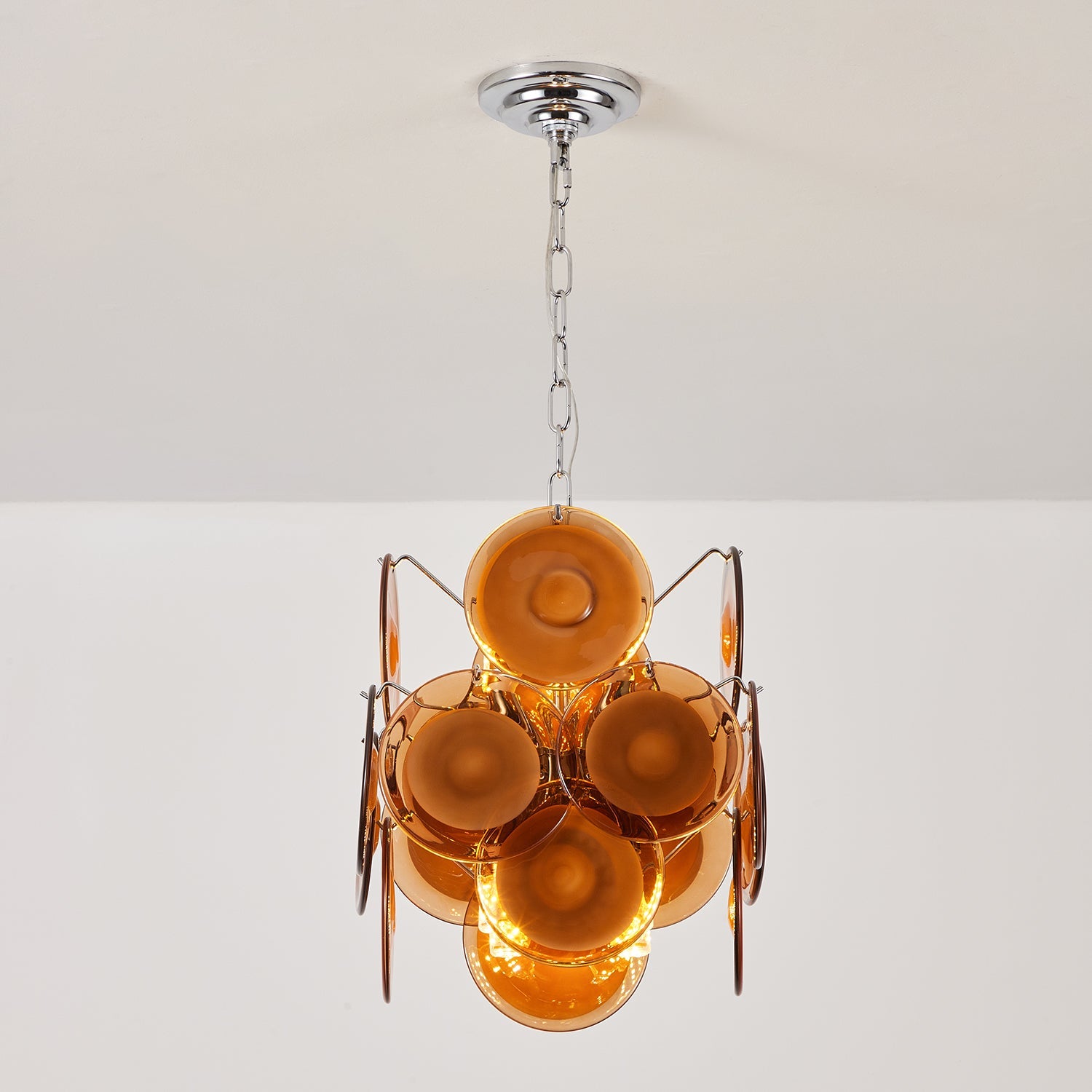 Brunelle Pendant Lamp Polished Glass Elegance - Letslighting