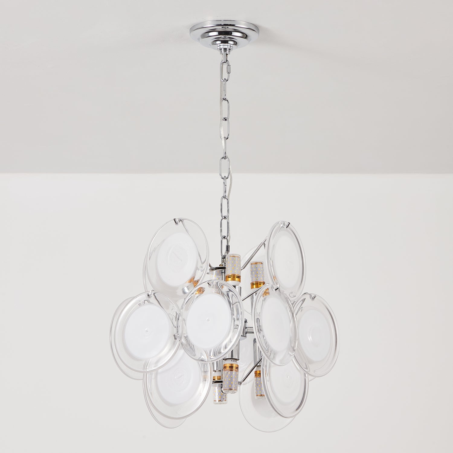 Brunelle Pendant Lamp Polished Glass Elegance - Letslighting