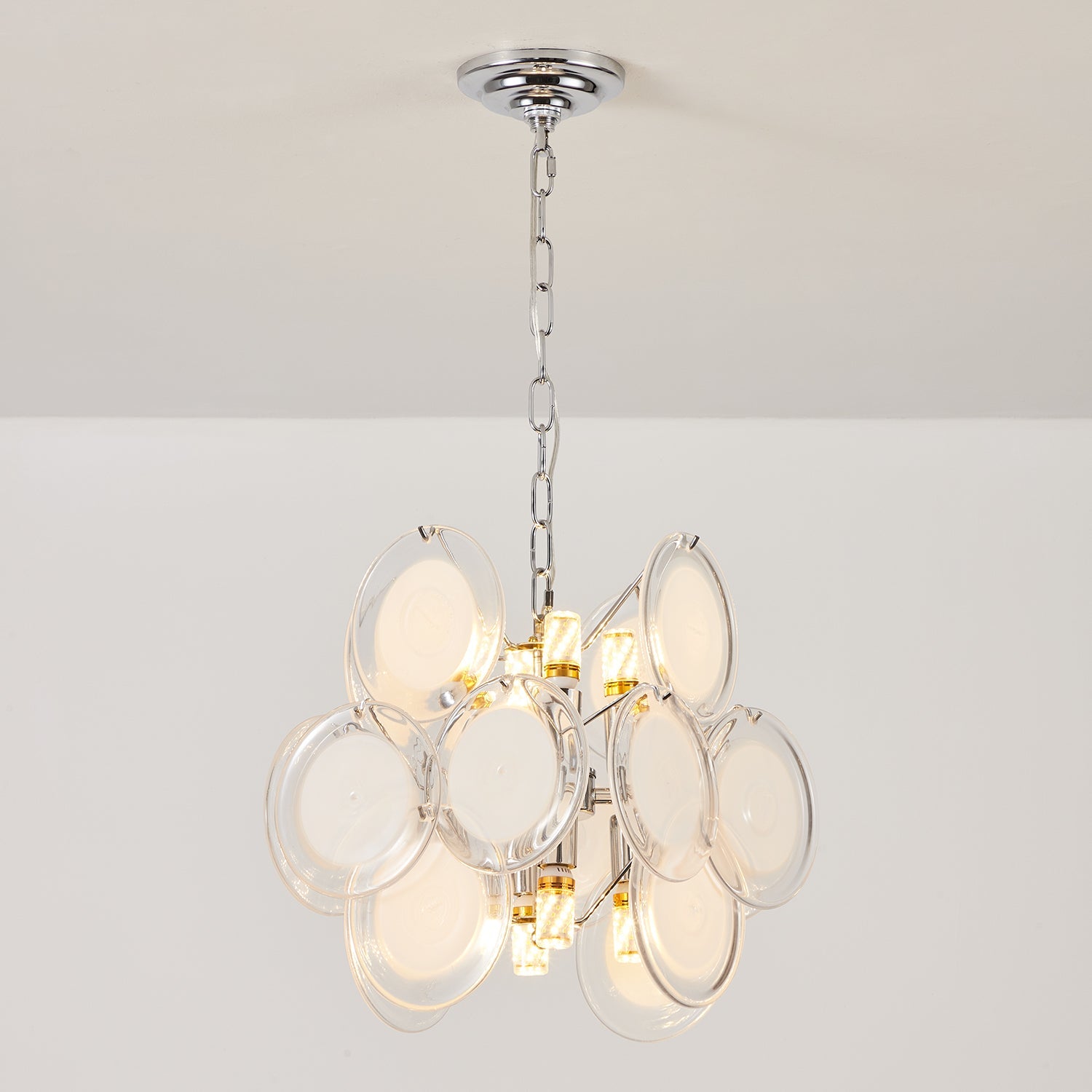 Brunelle Pendant Lamp Polished Glass Elegance - Letslighting