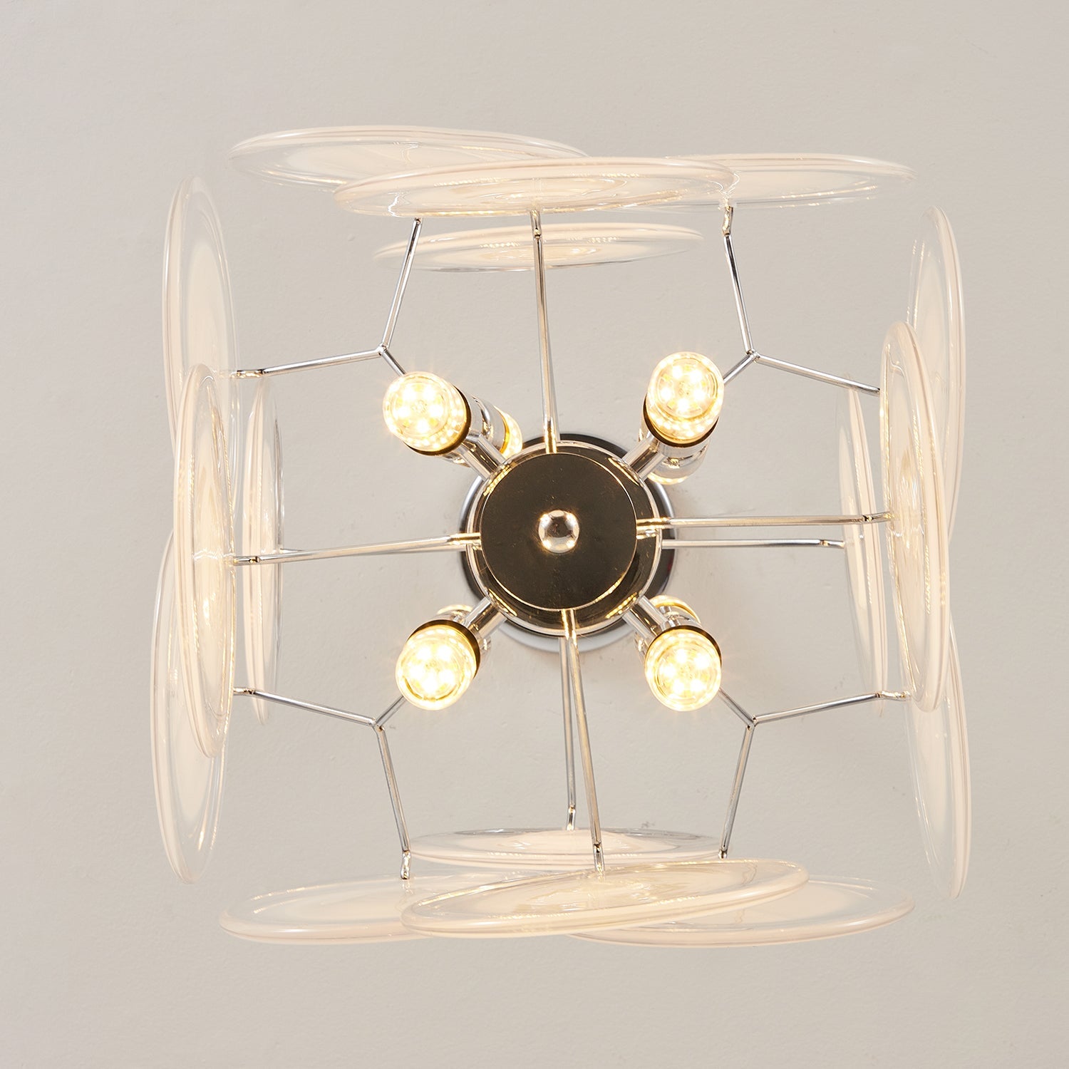 Brunelle Pendant Lamp Polished Glass Elegance - Letslighting