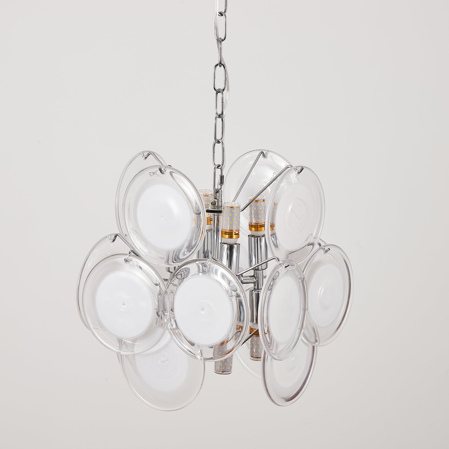 Brunelle Pendant Lamp Polished Glass Elegance - Letslighting
