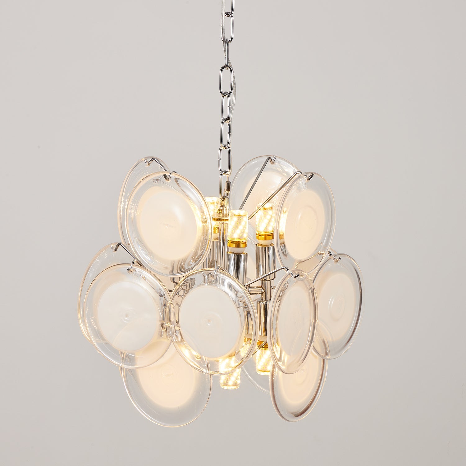 Brunelle Pendant Lamp Polished Glass Elegance - Letslighting