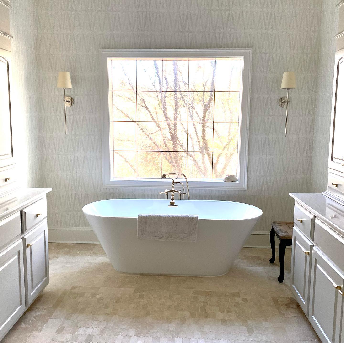 Silva Brass White Tapered Shade Wall Lamp - Letslighting