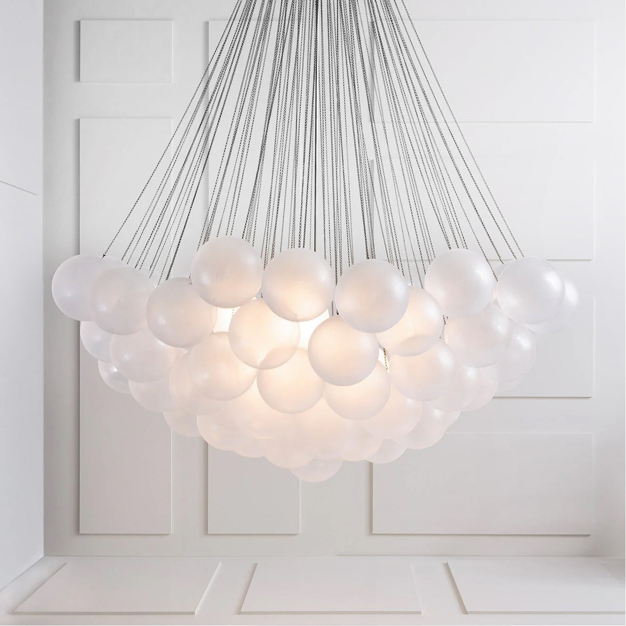 Valentina Glass Globe Pendant Light Bubble