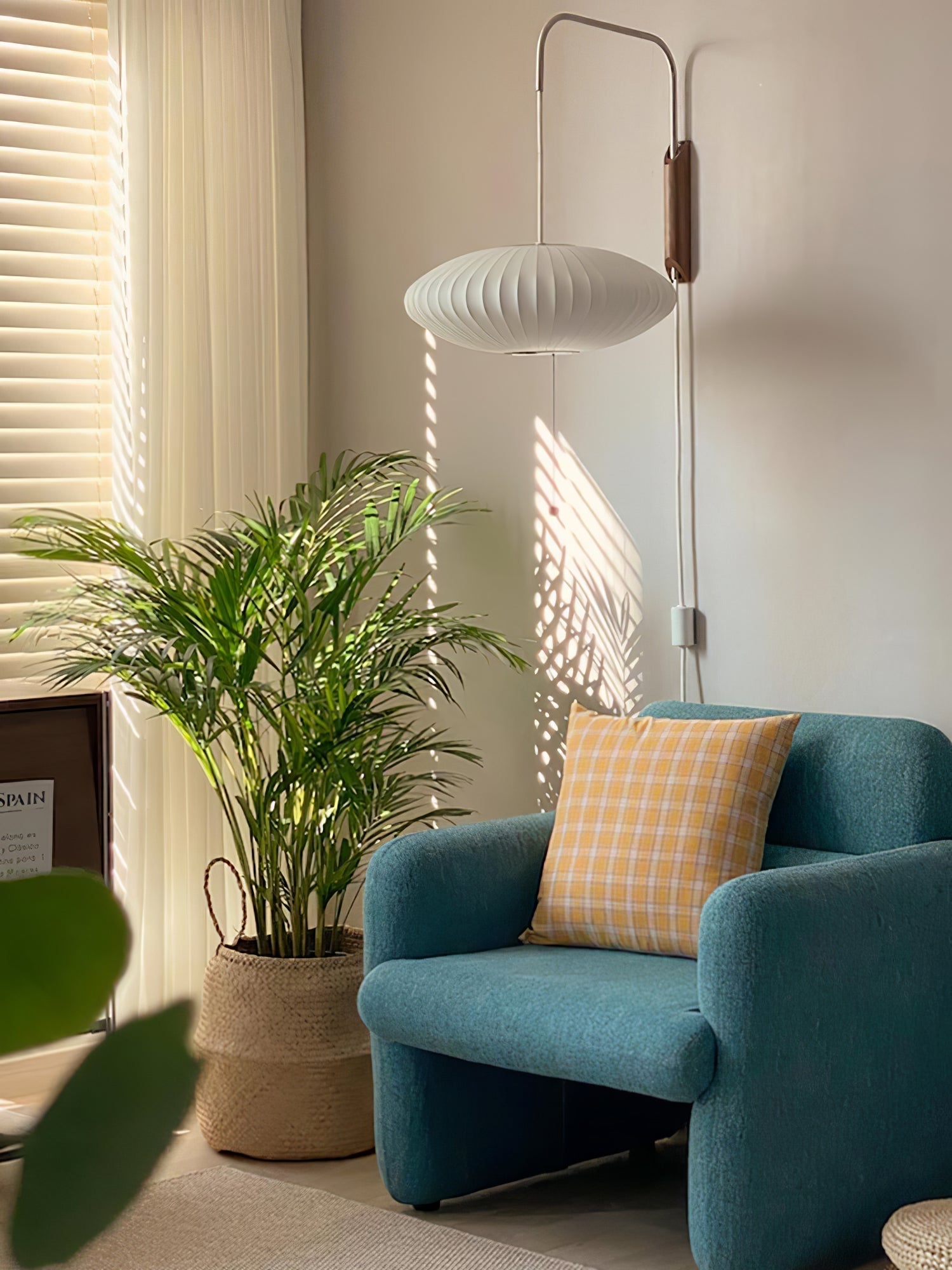 Lustra Wall Sconce Walnut Ball - Letslighting