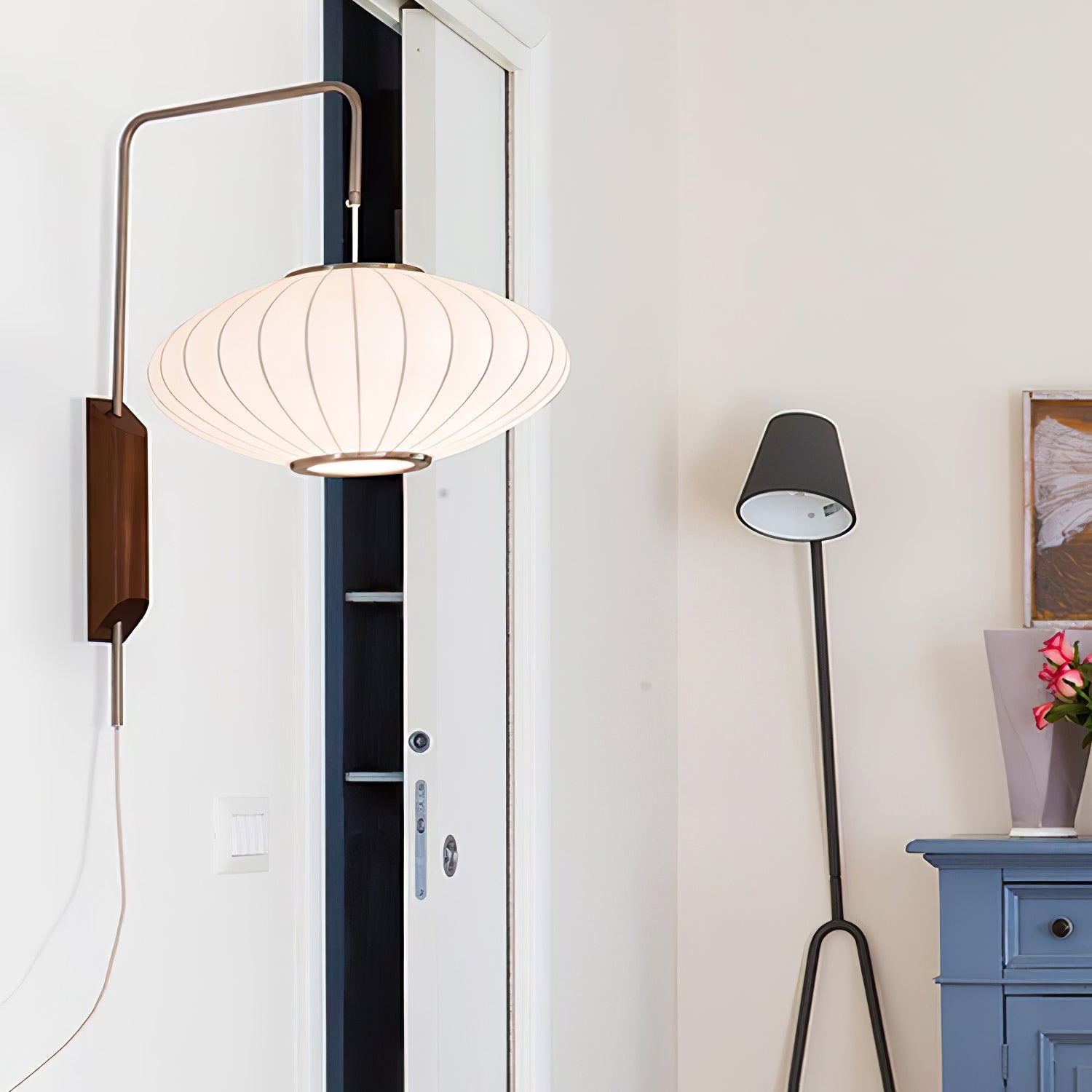 Lustra Wall Sconce Walnut Ball - Letslighting