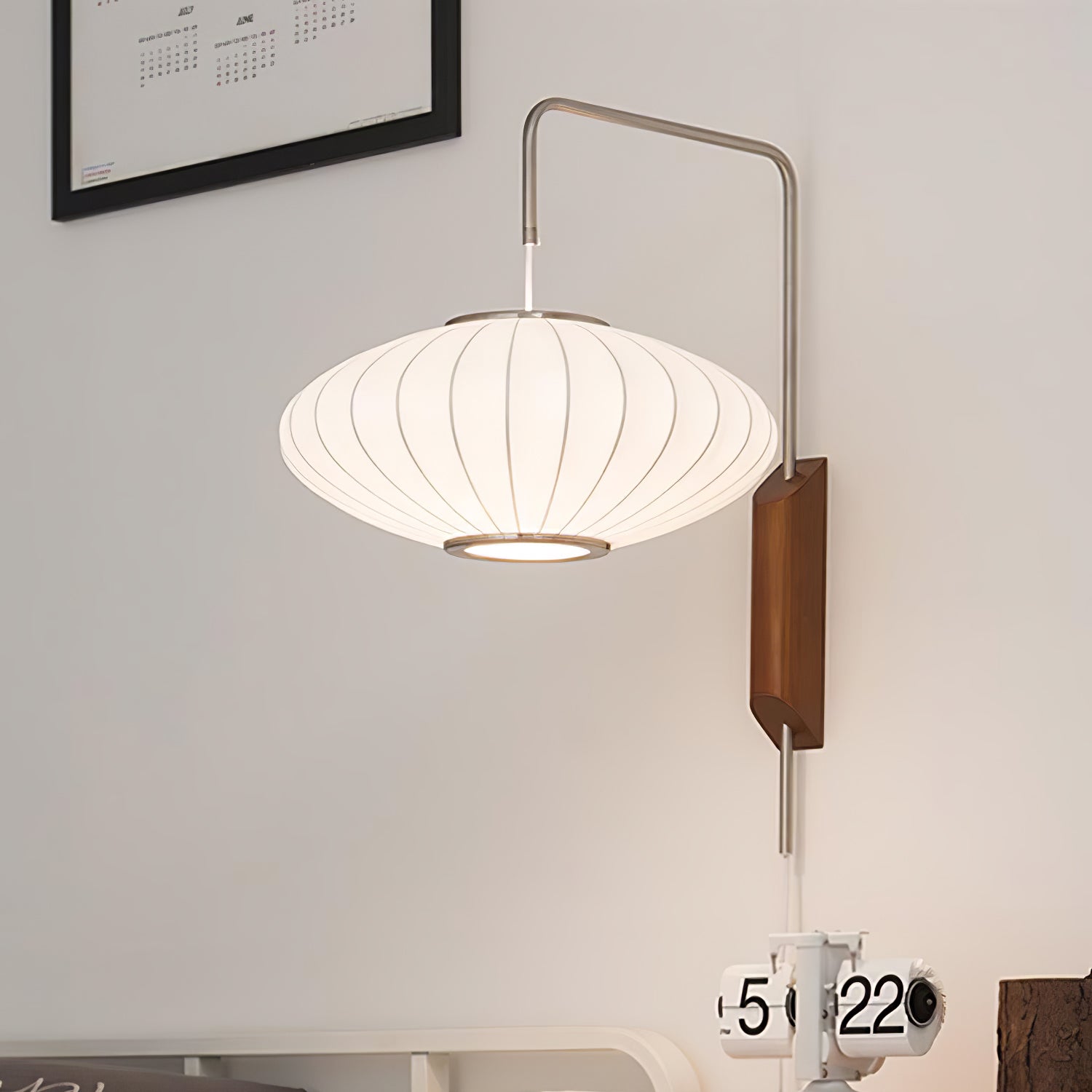 Lustra Wall Sconce Walnut Ball - Letslighting