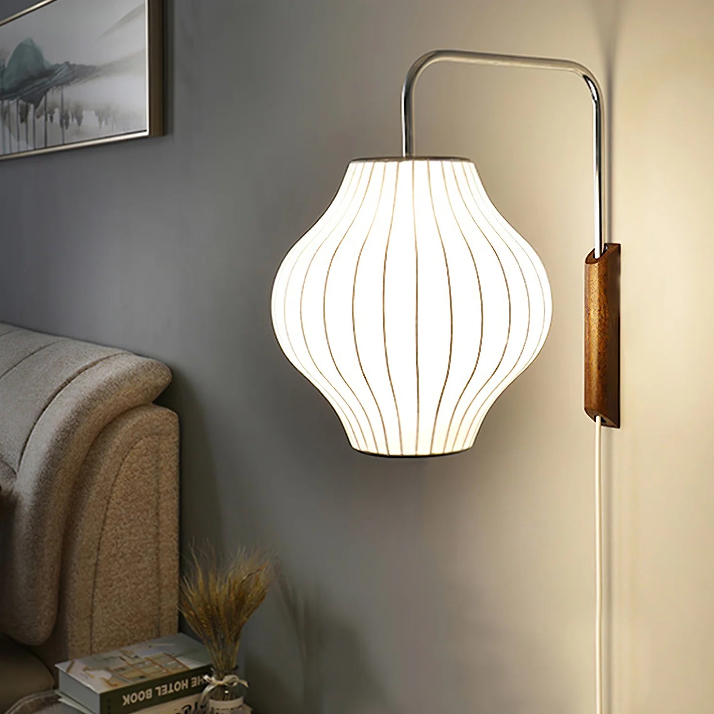 Ritta Indoor Wall Lamp Neutral Wood 4 Shape - Letslighting