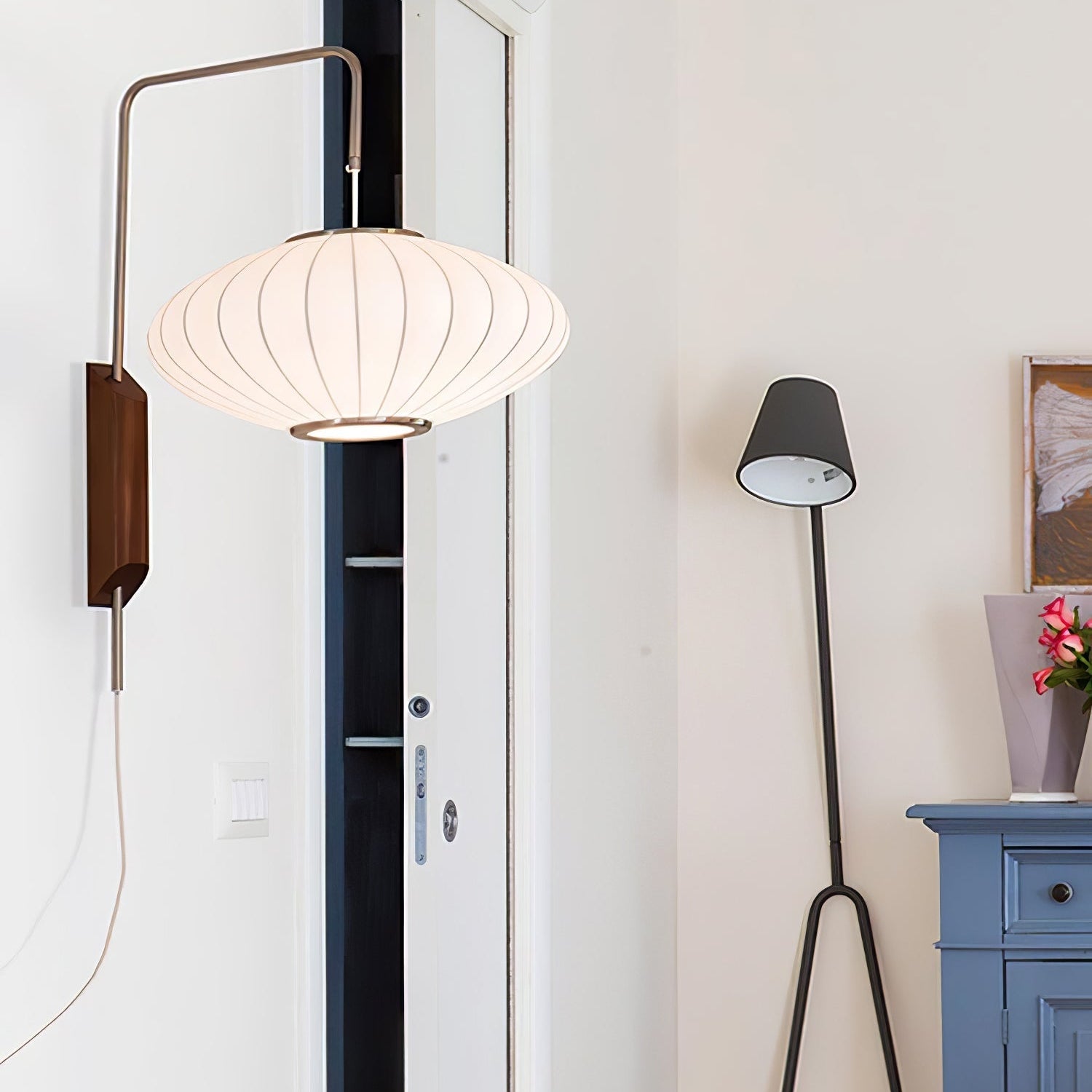 Lustra Wall Sconce Walnut Ball - Letslighting