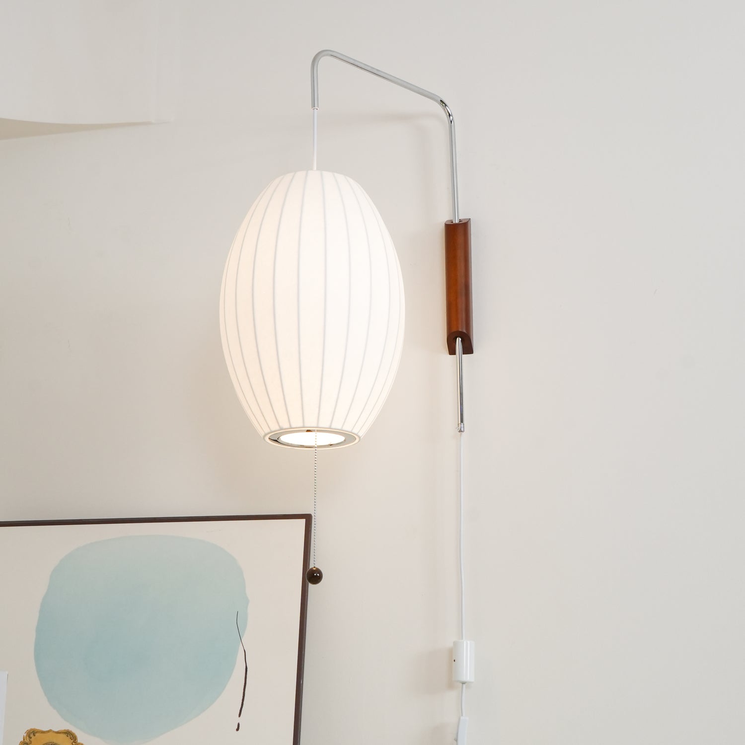 Lustra Wall Sconce Walnut Ball - Letslighting
