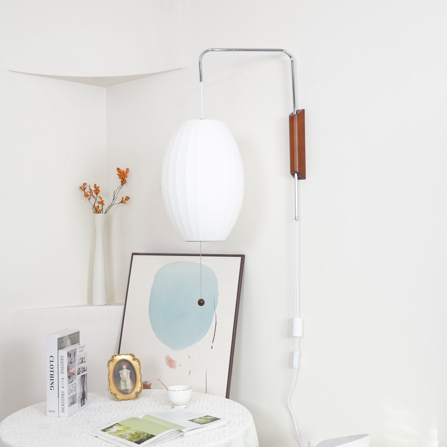 Lustra Wall Sconce Walnut Ball - Letslighting