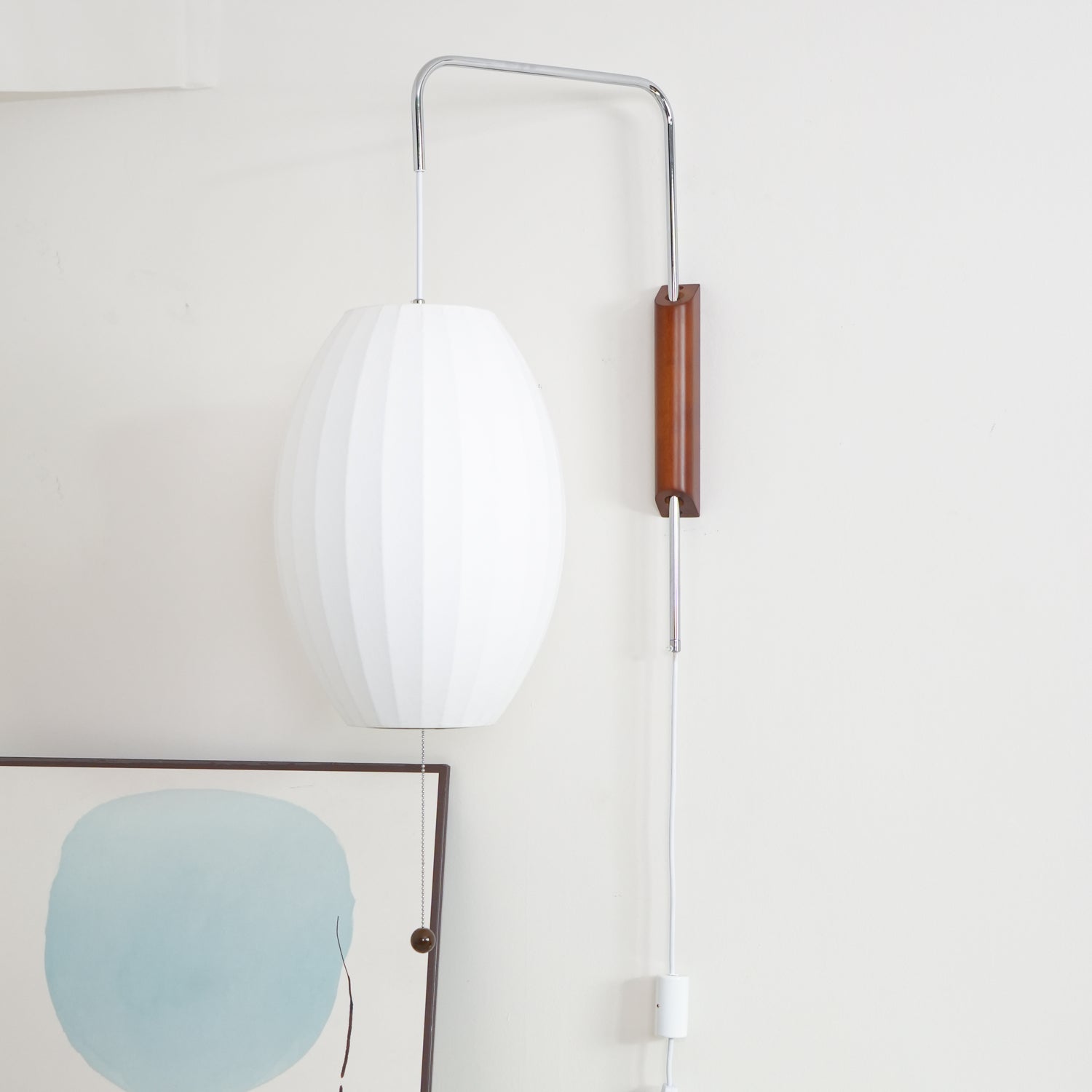 Lustra Wall Sconce Walnut Ball - Letslighting