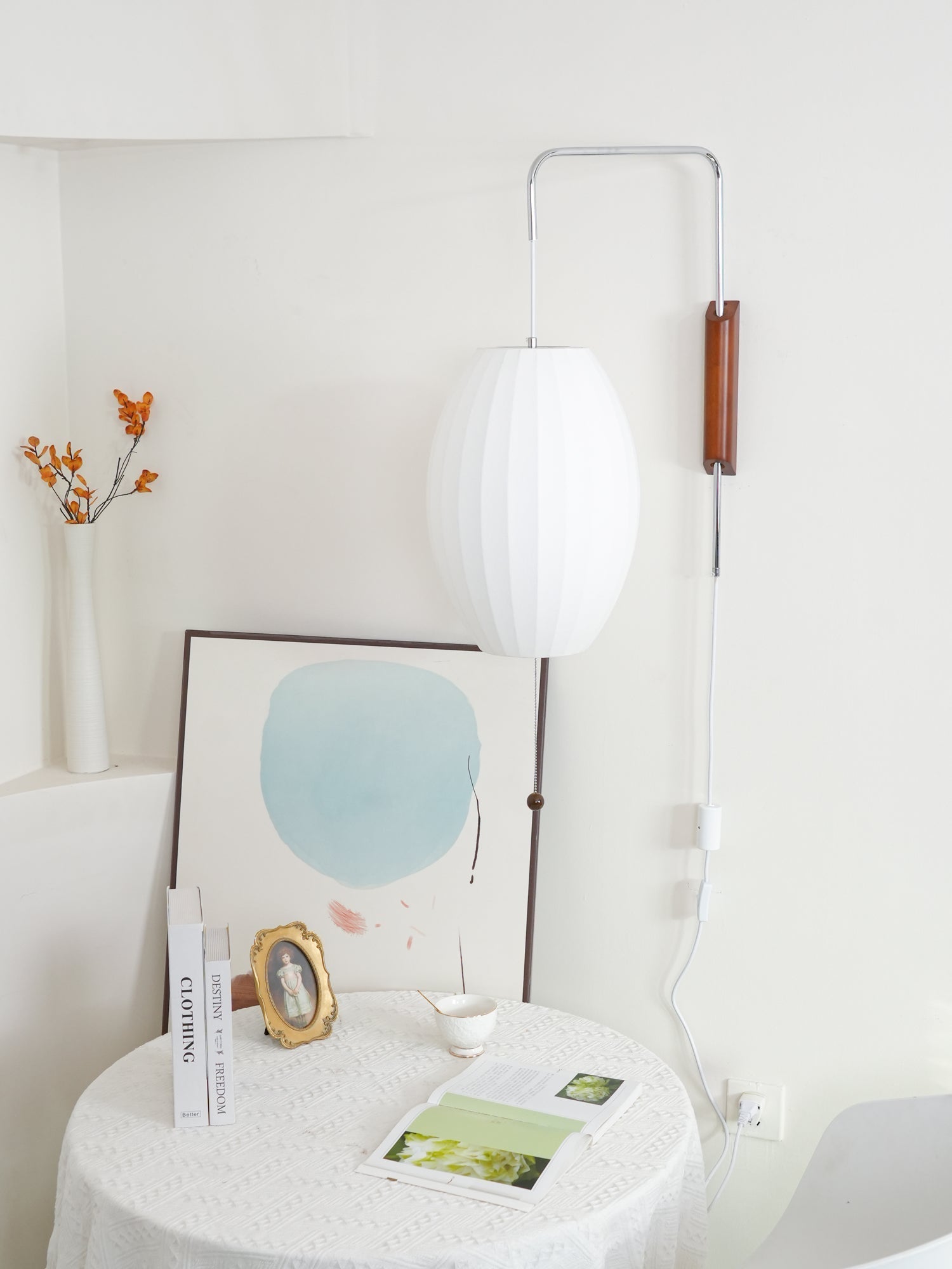 Lustra Wall Sconce Walnut Ball - Letslighting